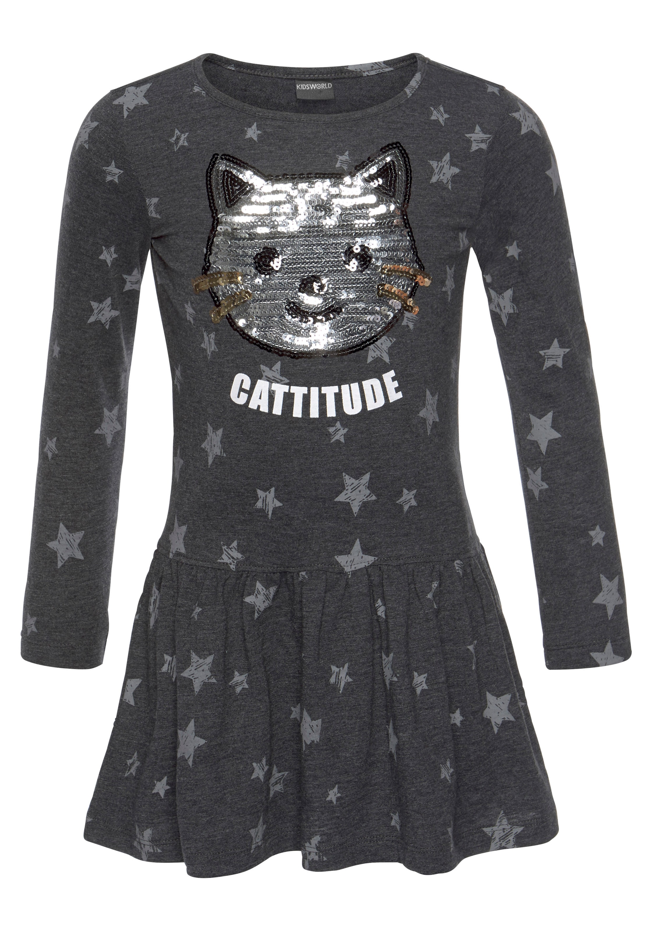 ✵ KIDSWORLD Jerseykleid »für kleine Mädchen«, mit Pailletten-Applikation  online bestellen | Jelmoli-Versand