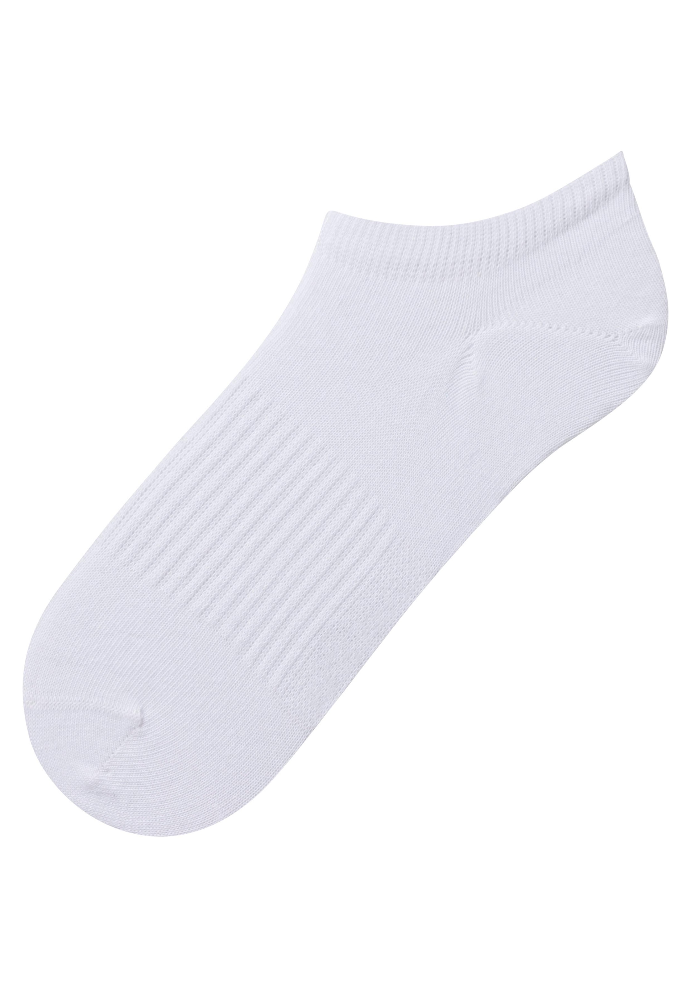 LASCANA ACTIVE Sneakersocken, (Packung, 7 Paar), mit Mittelfussgummi