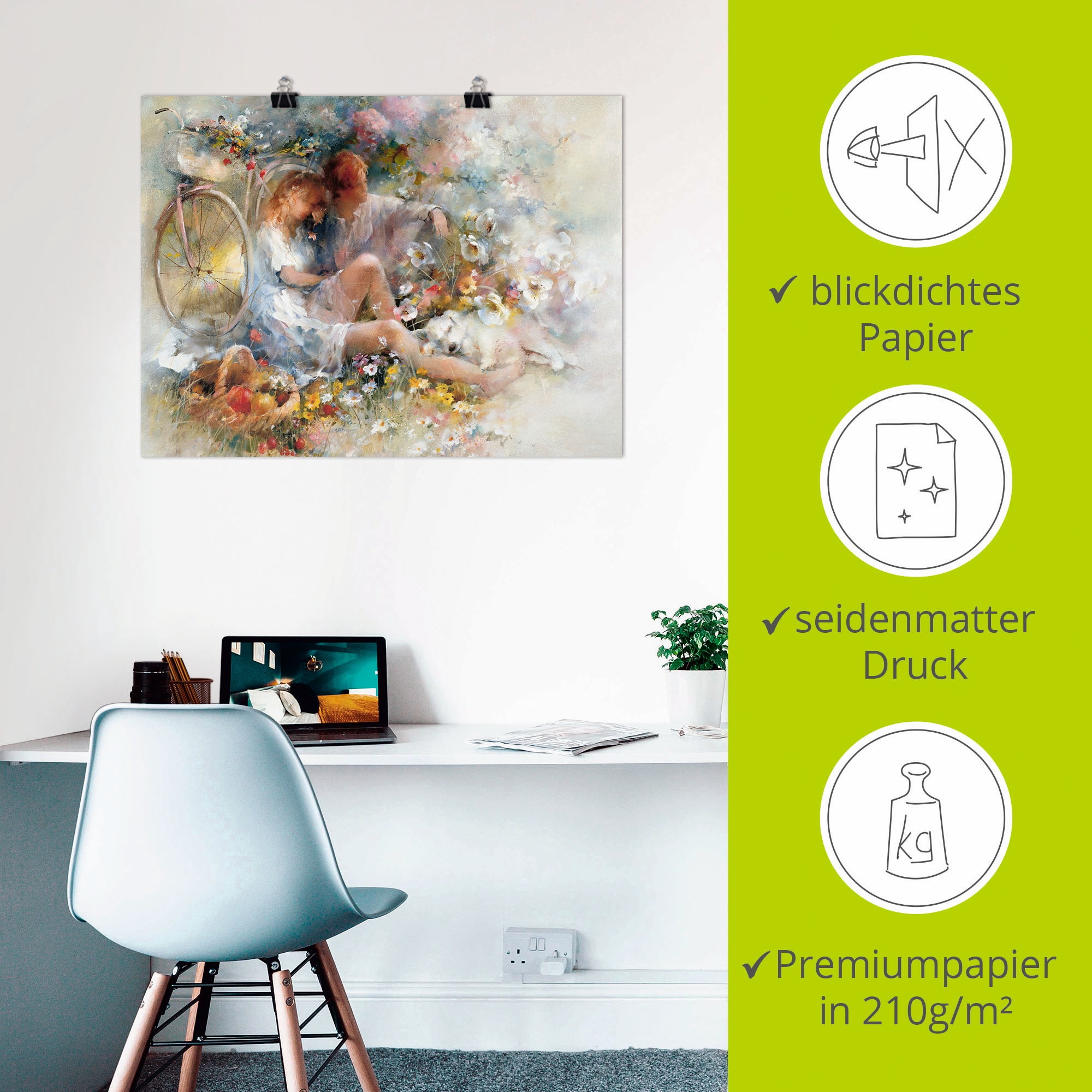 Artland Wandbild »Reise im Frühjahr«, Paar, (1 St.), als Leinwandbild, Poster, Wandaufkleber in verschied. Grössen