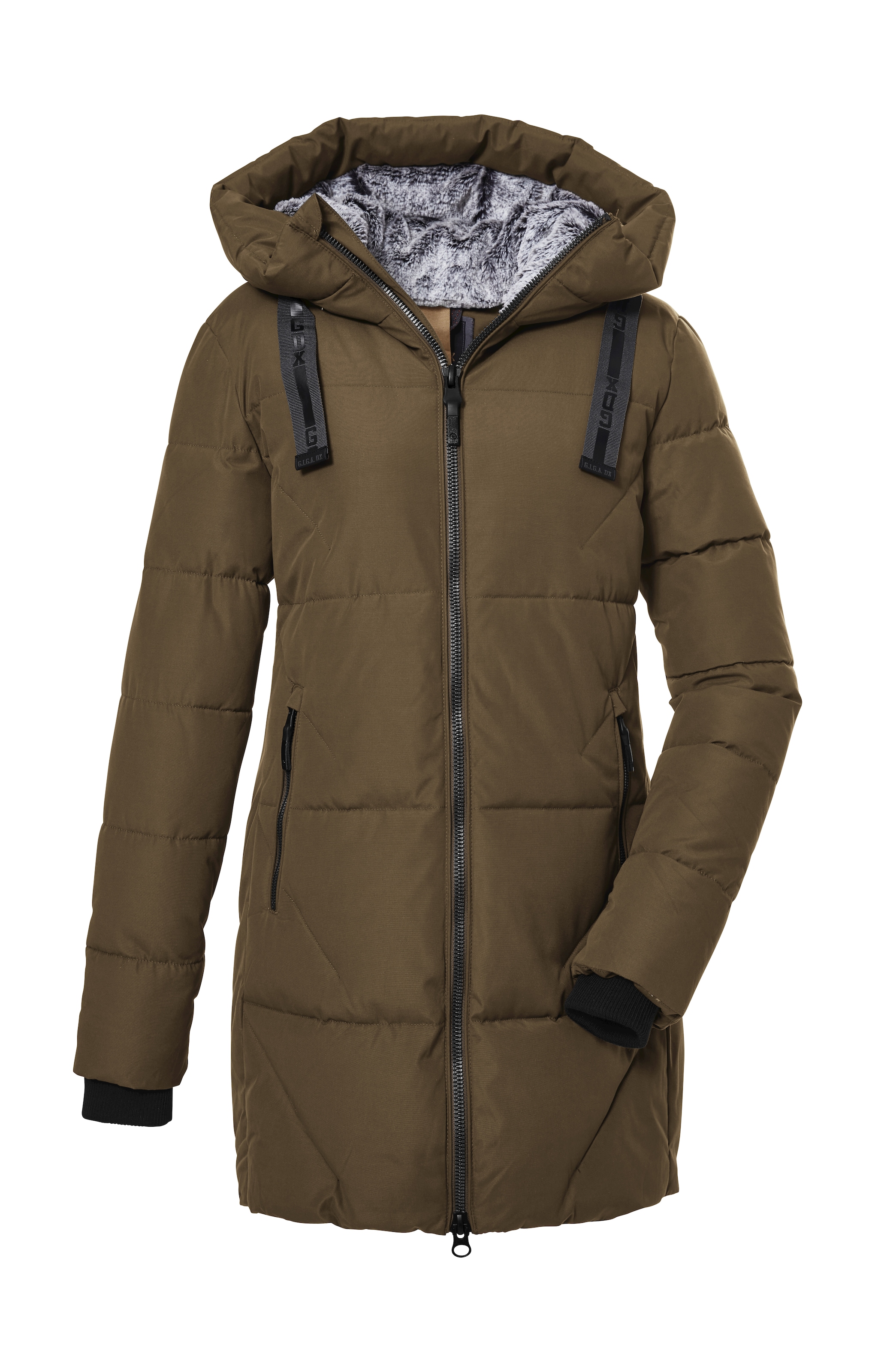 G.I.G.A. DX by killtec Steppmantel »GW 15 WMN QLTD PRK« Wasserabweisender, winddichter Damenparka mit grosser Kapuze