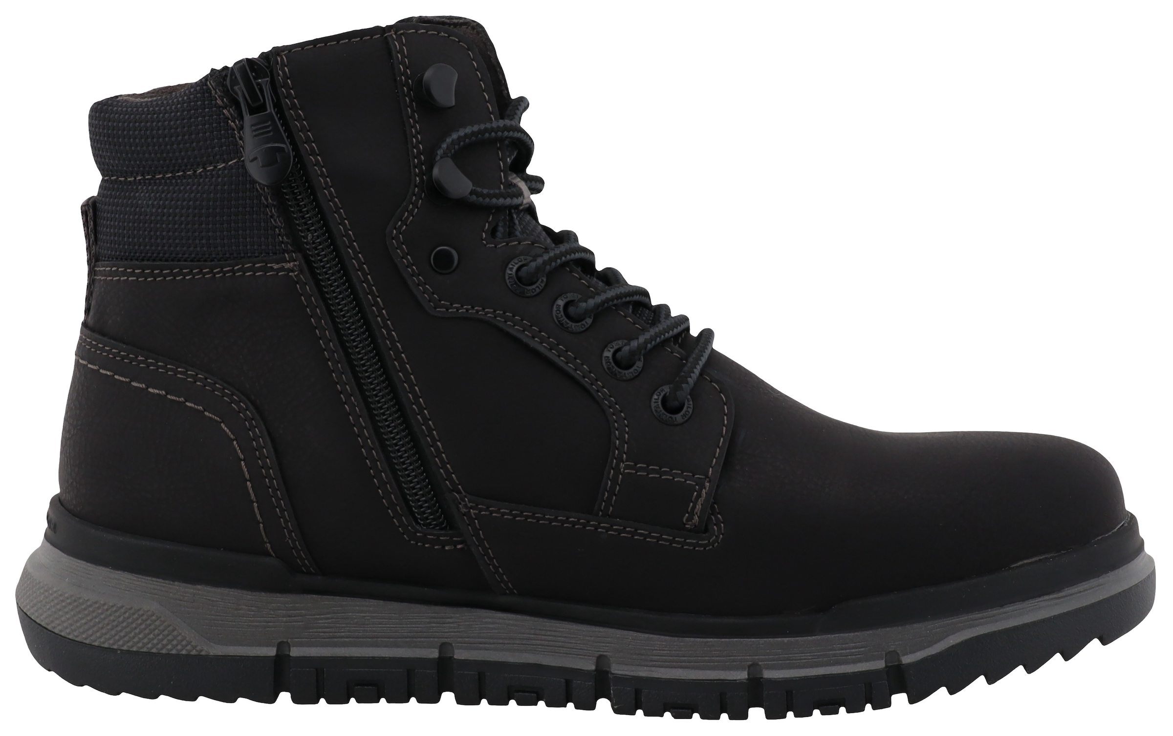 TOM TAILOR Winterboots, Winterstiefelette, Schnürboots mit Innenreissverschluss