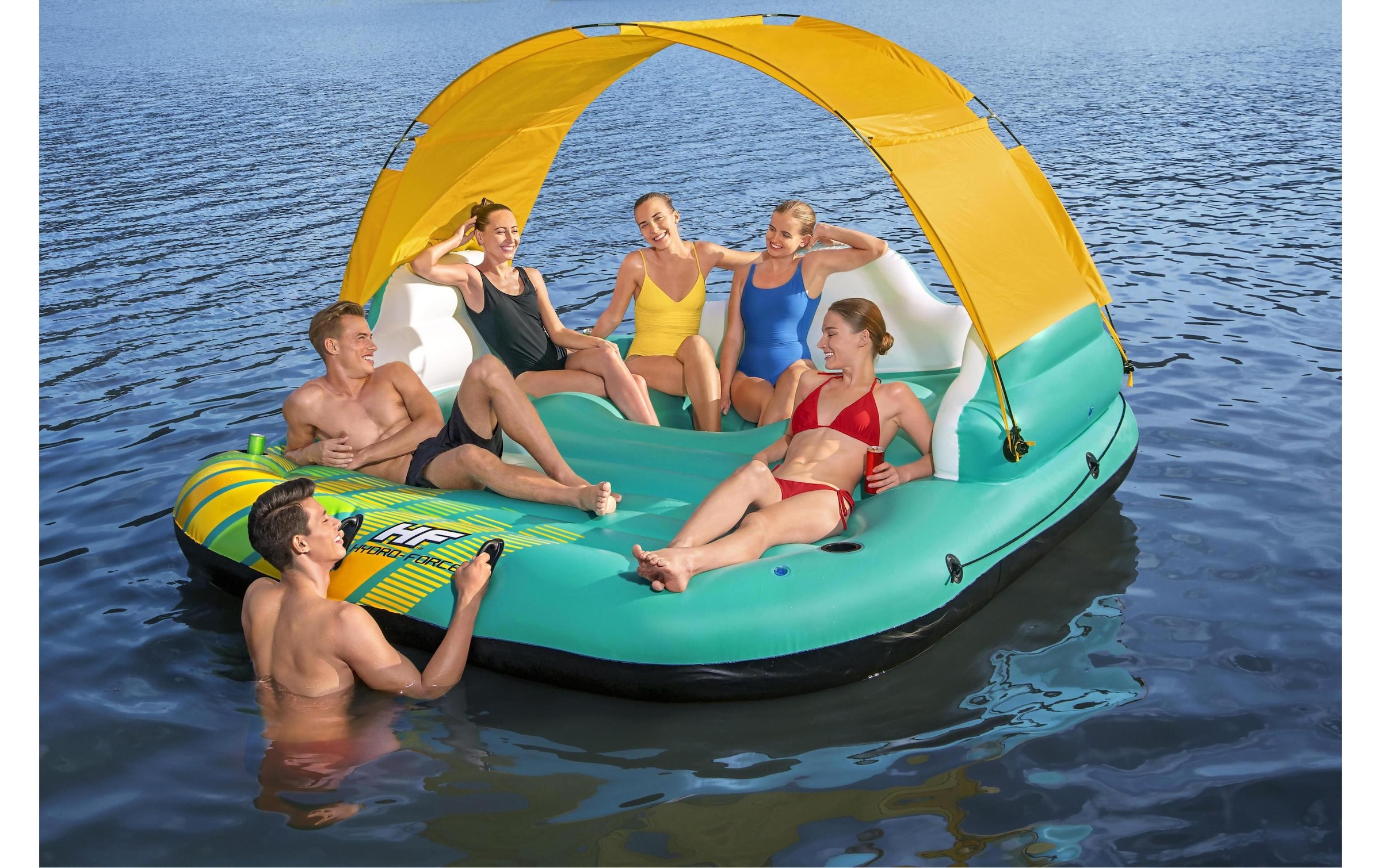 Bestway Badeinsel »Sunny Lounge Island 300 x 275 cm«