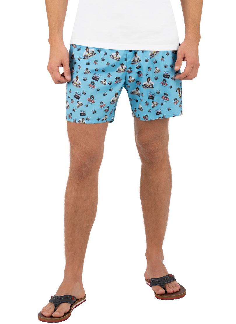 Trigema Shorts »TRIGEMA Bade-/Freizeitshorts mit Druckmotiv«