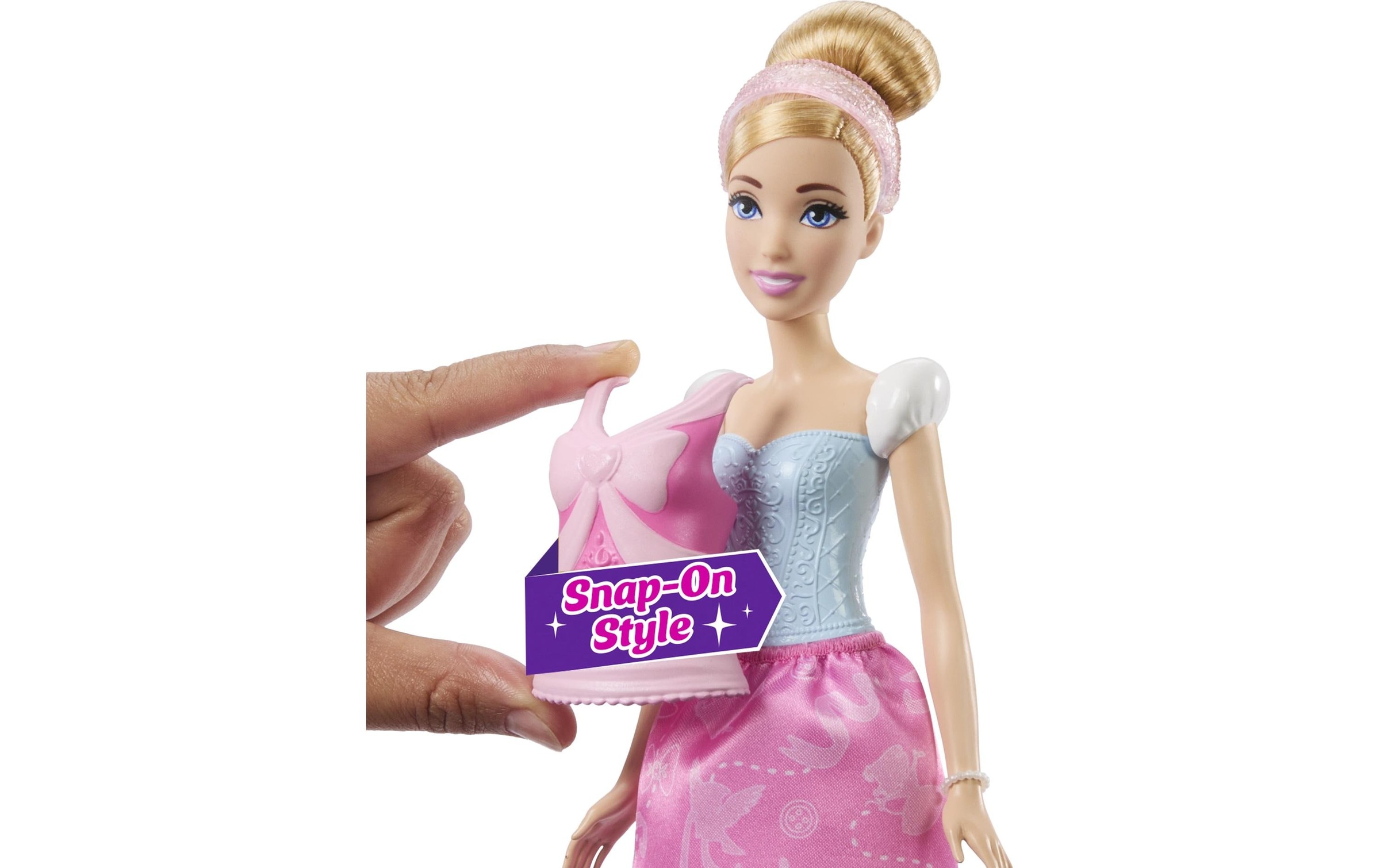 Disney Princess Anziehpuppe »2-in-1-Geschichten Cinderella-Modepuppe«