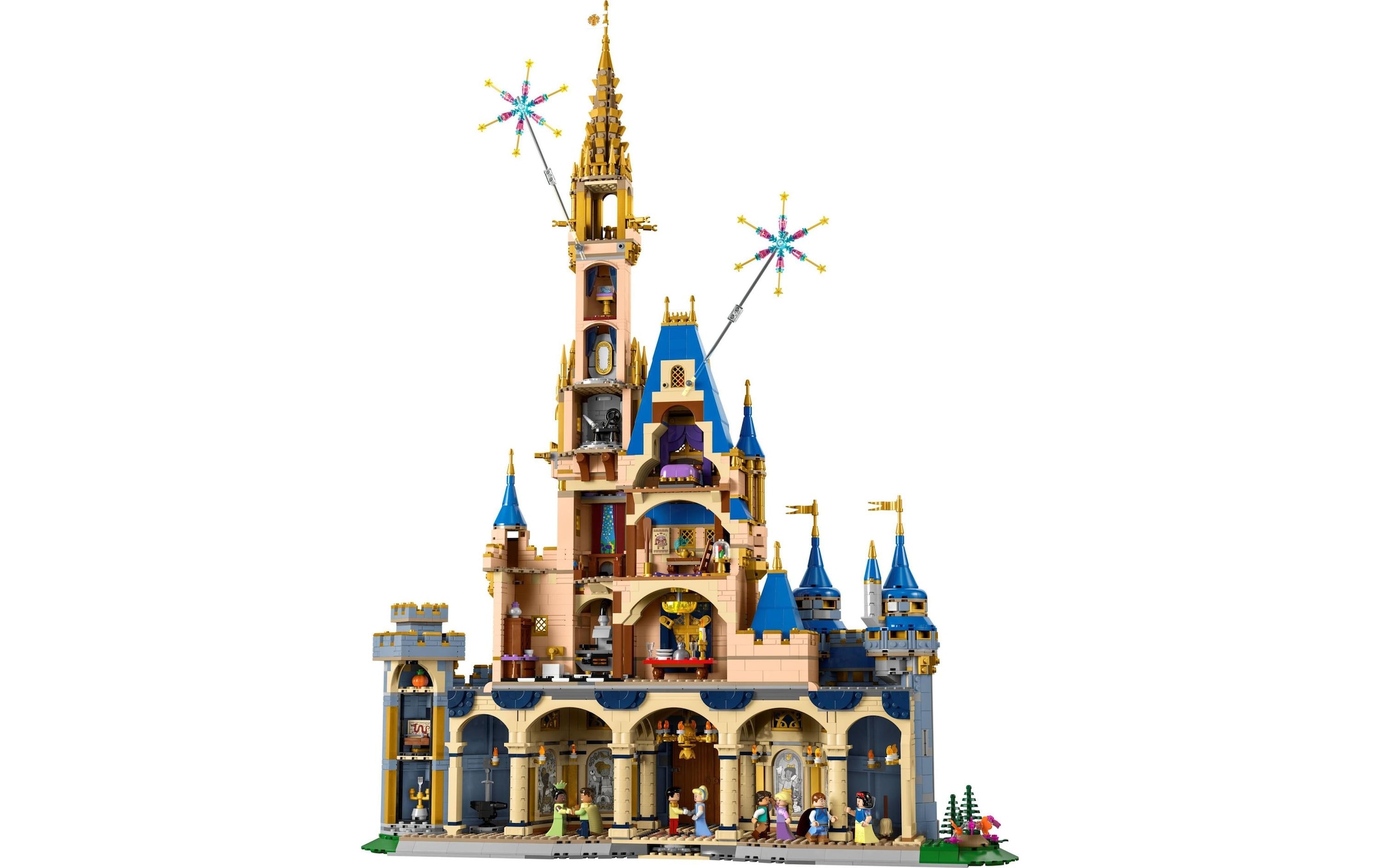 LEGO® Spielbausteine »Disney Schloss 43222«, (4837 St.)