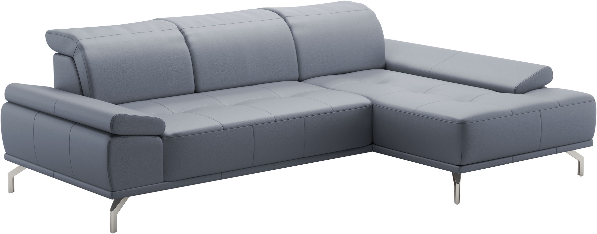 Places of Style Ecksofa »Caluna«, Inkl.Sitztiefenverstellung, wahlweise mit Kopf- und Armteilverstellung