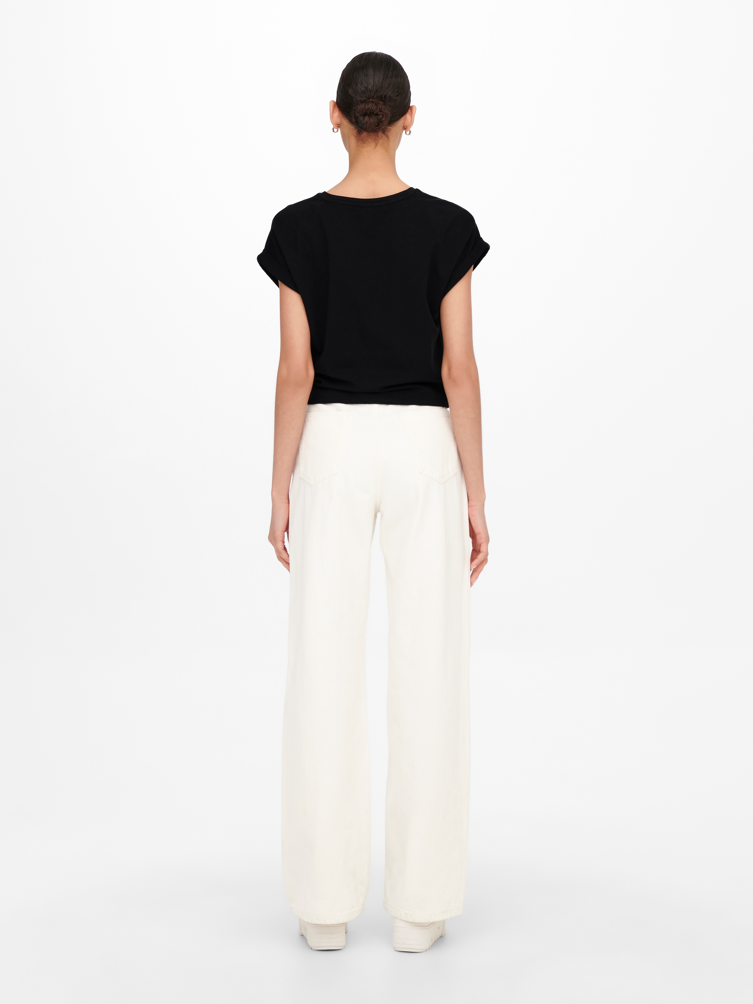 ONLY Kurzarmshirt »ONLREIGN S/S KNOT TOP NN«