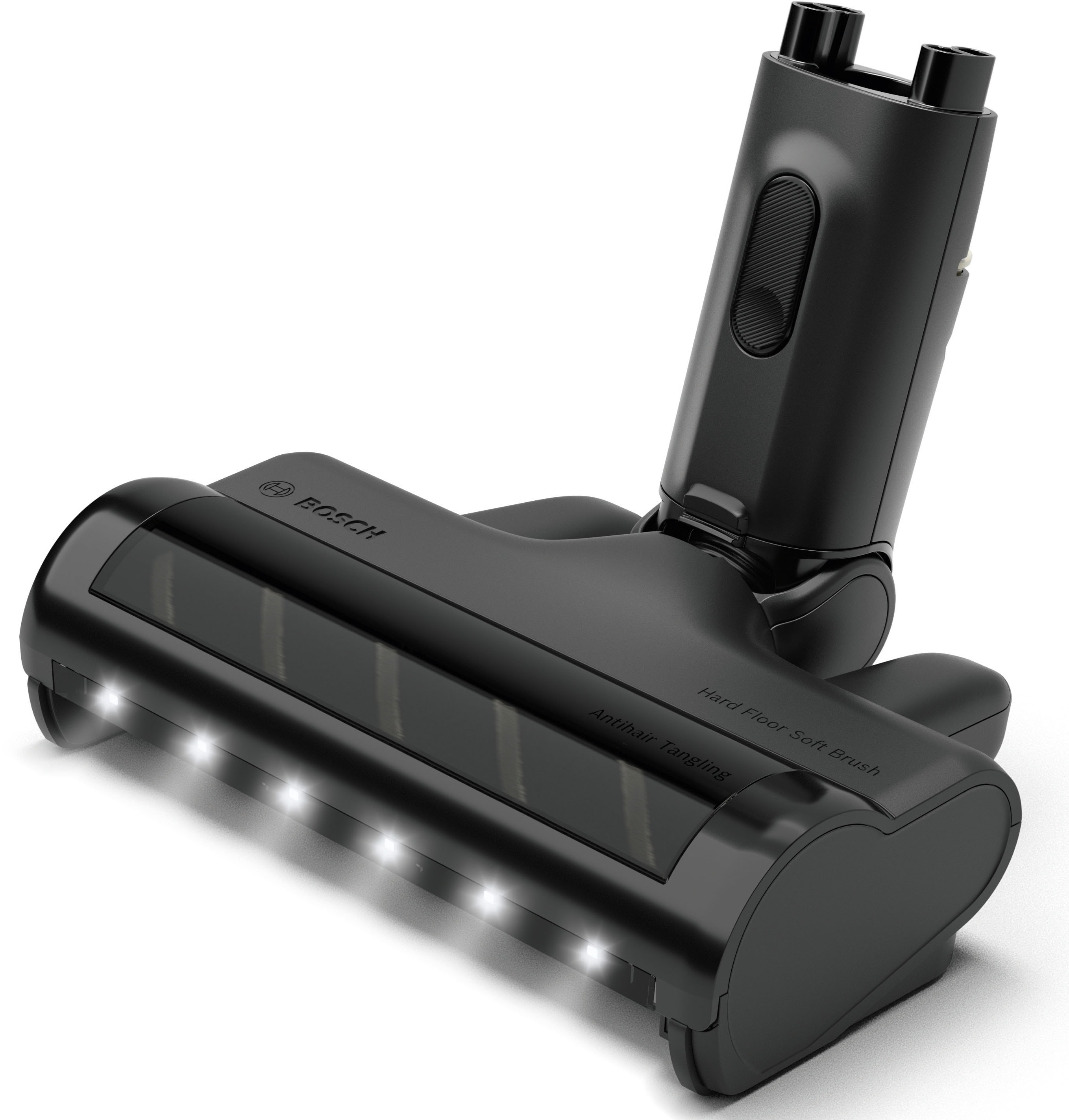 BOSCH Softdüse "Hartboden-Softdüse mit LED-Beleuchtung BHZUNGHF, sanfte Reinigung" ideal für Parkett und Fliesen, Original-Zubehör, schwarz