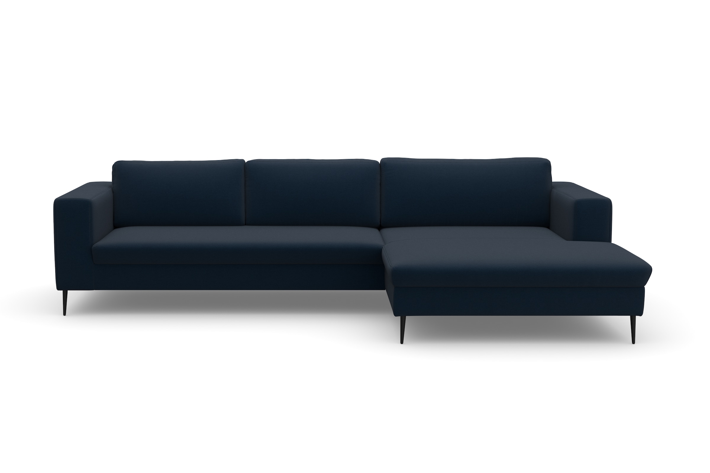 DOMO collection Ecksofa »Modica, zeitlos und elegant, L-Form«, moderne Optik mit extrabreiter Recamiere, auch in Cord