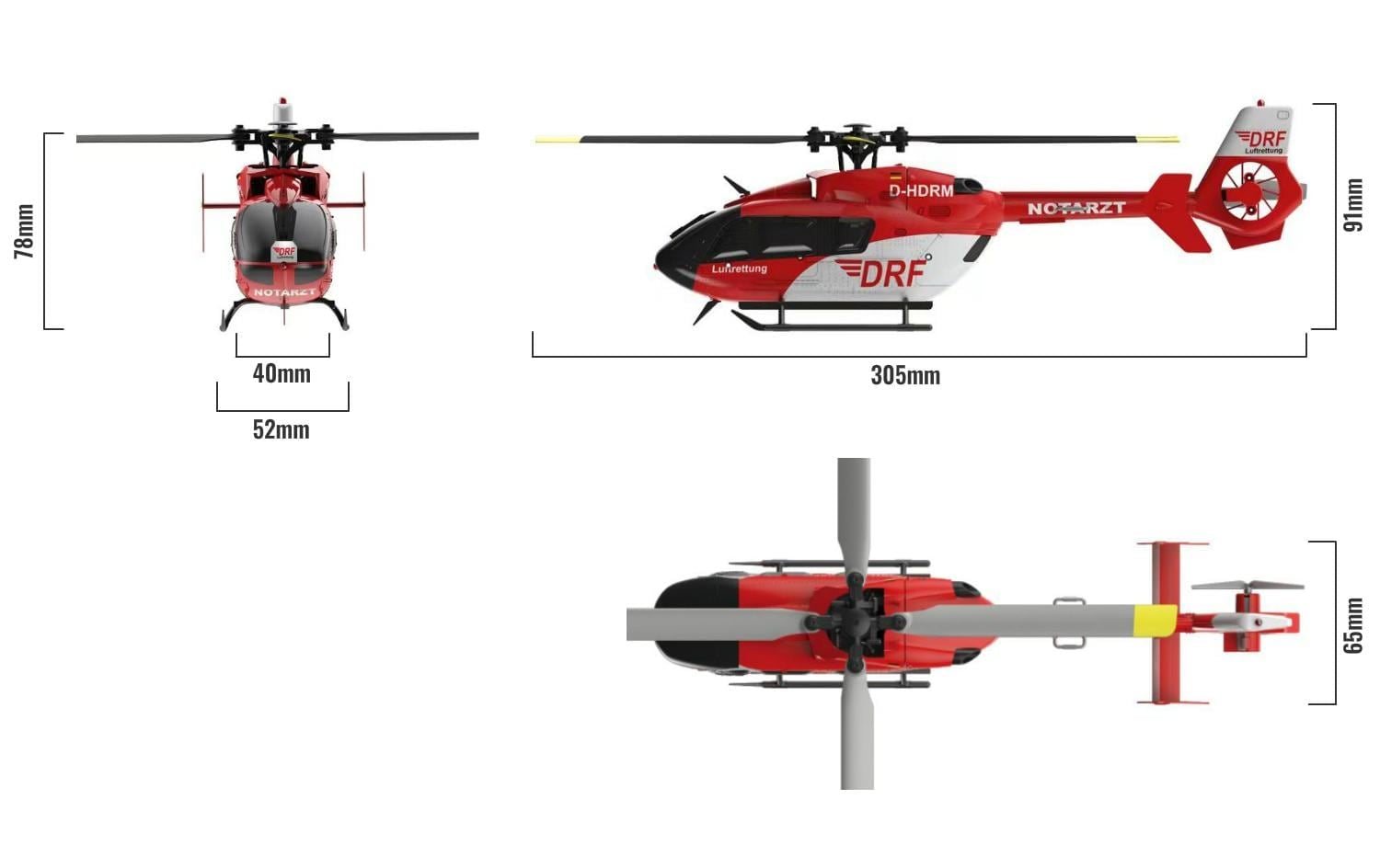 Amewi RC-Helikopter »AFX-135 DRF 4-Kana«