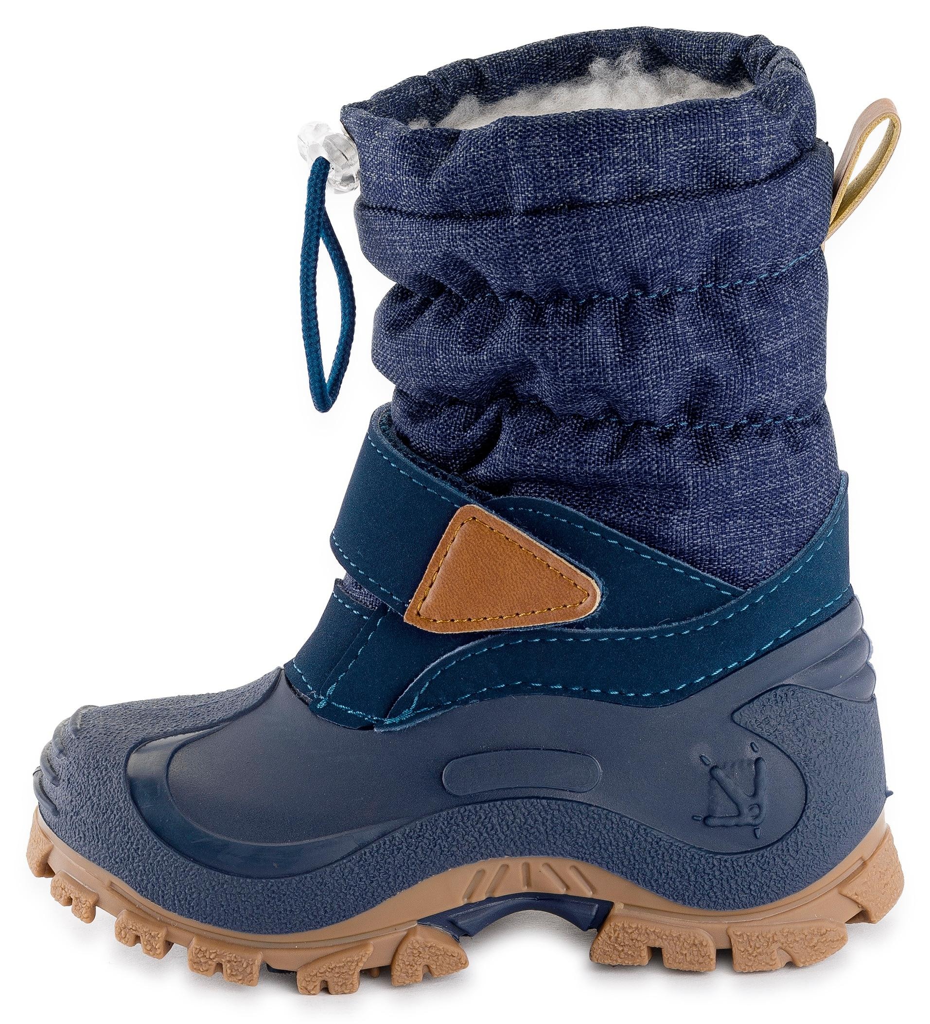 Lurchi Snowboots »Finn«, Winterboots mit Schurwolle, Grössenschablone zum Download