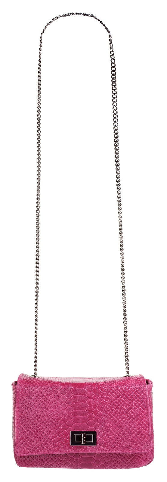 Cluty Umhängetasche, echt Leder, Made in Italy