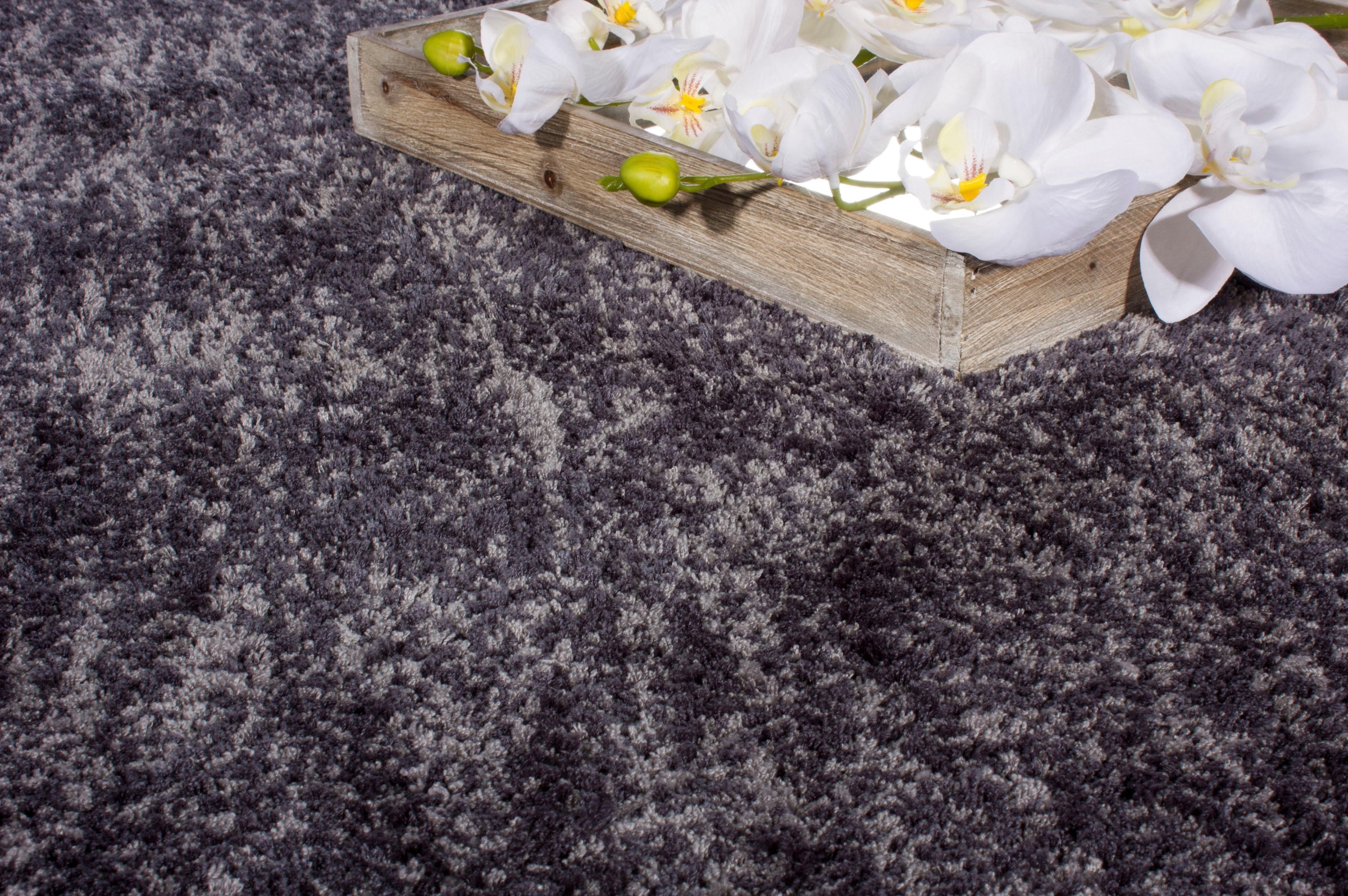 Barbara Becker Hochflor-Teppich »Touch«, rechteckig, 27 mm Höhe, handgetuftet, besonders weich durch Microfaser, Wohnzimmer