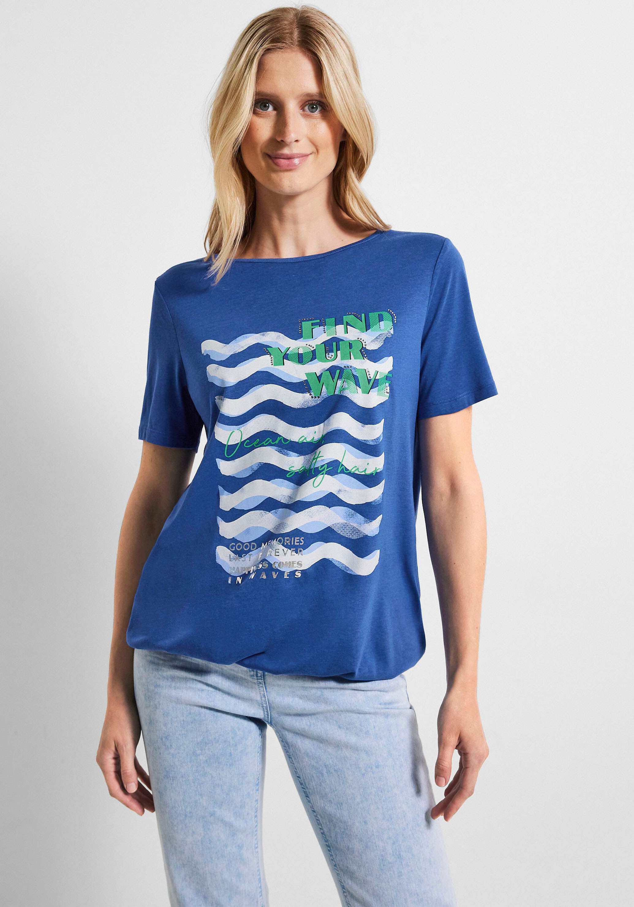 Cecil Print-Shirt, mit Schleifen am Rücken online bestellen bei  Jelmoli-Versand Schweiz