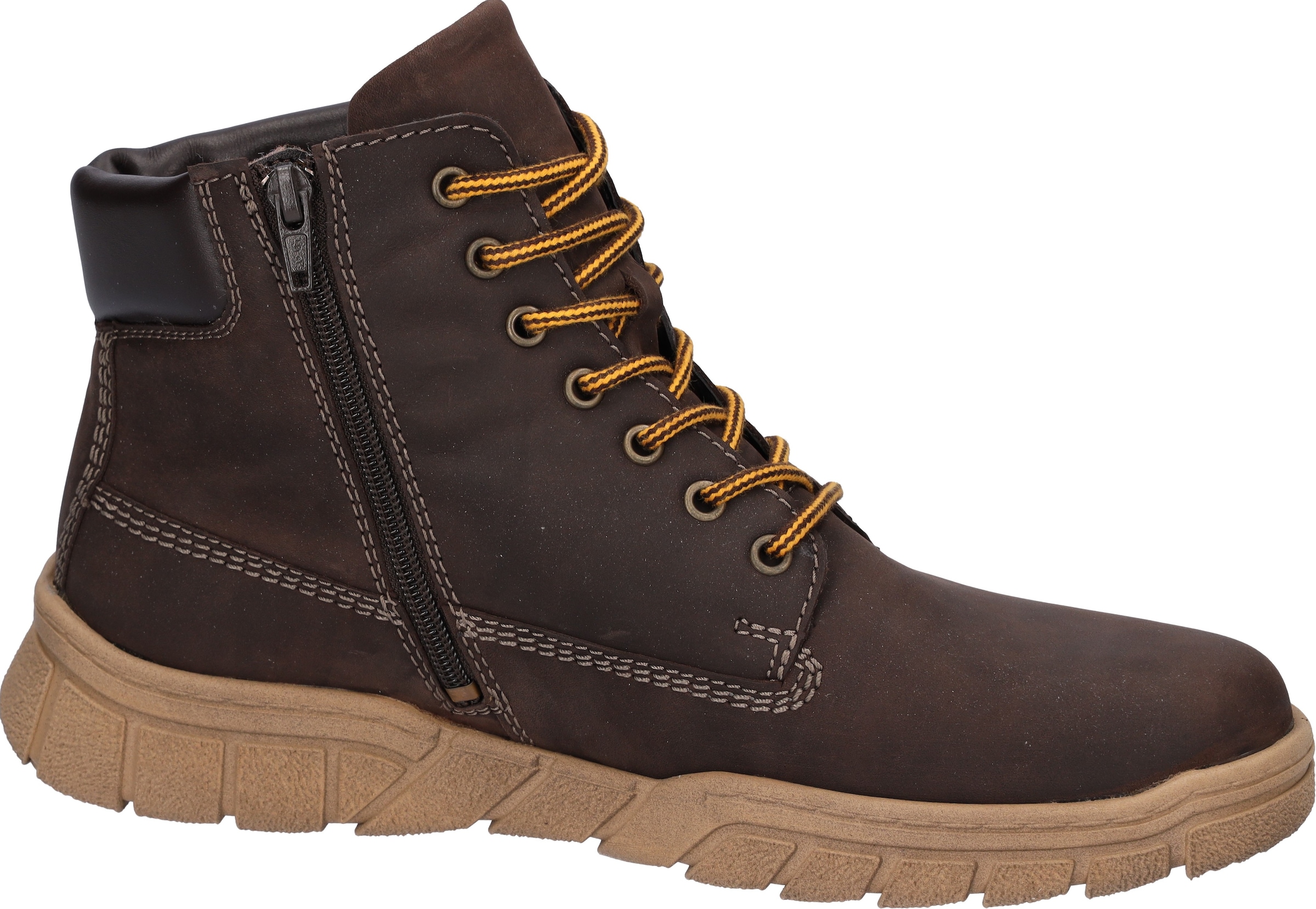 Waldläufer Winterboots »H-LINO«, Schnürboots, Bequemschuh mit Innenreissverschluss