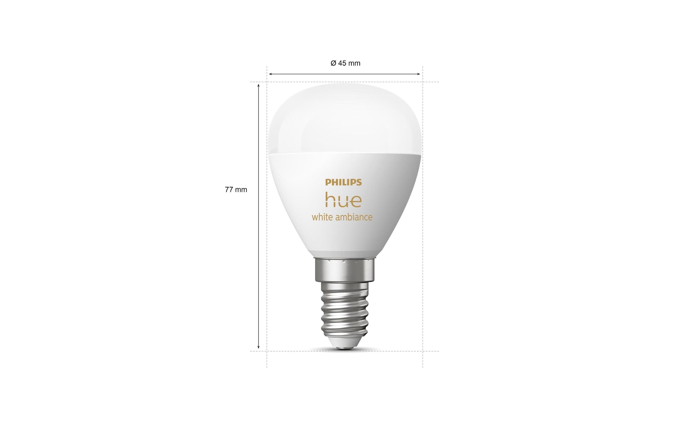 Philips Hue LED-Leuchtmittel »White Ambilight«, E14