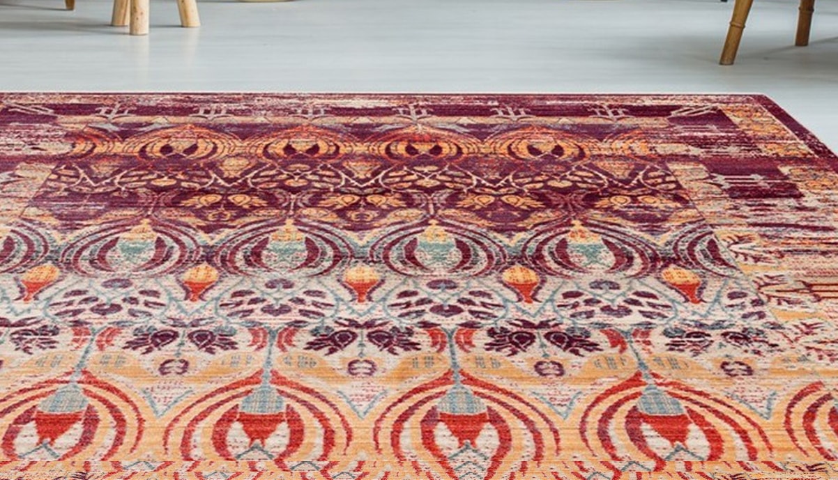 calo-deluxe Teppich »Rossa 501« rechteckig 5 mm Höhe Vintage Optik, mit Fransen, Wohnzimmer