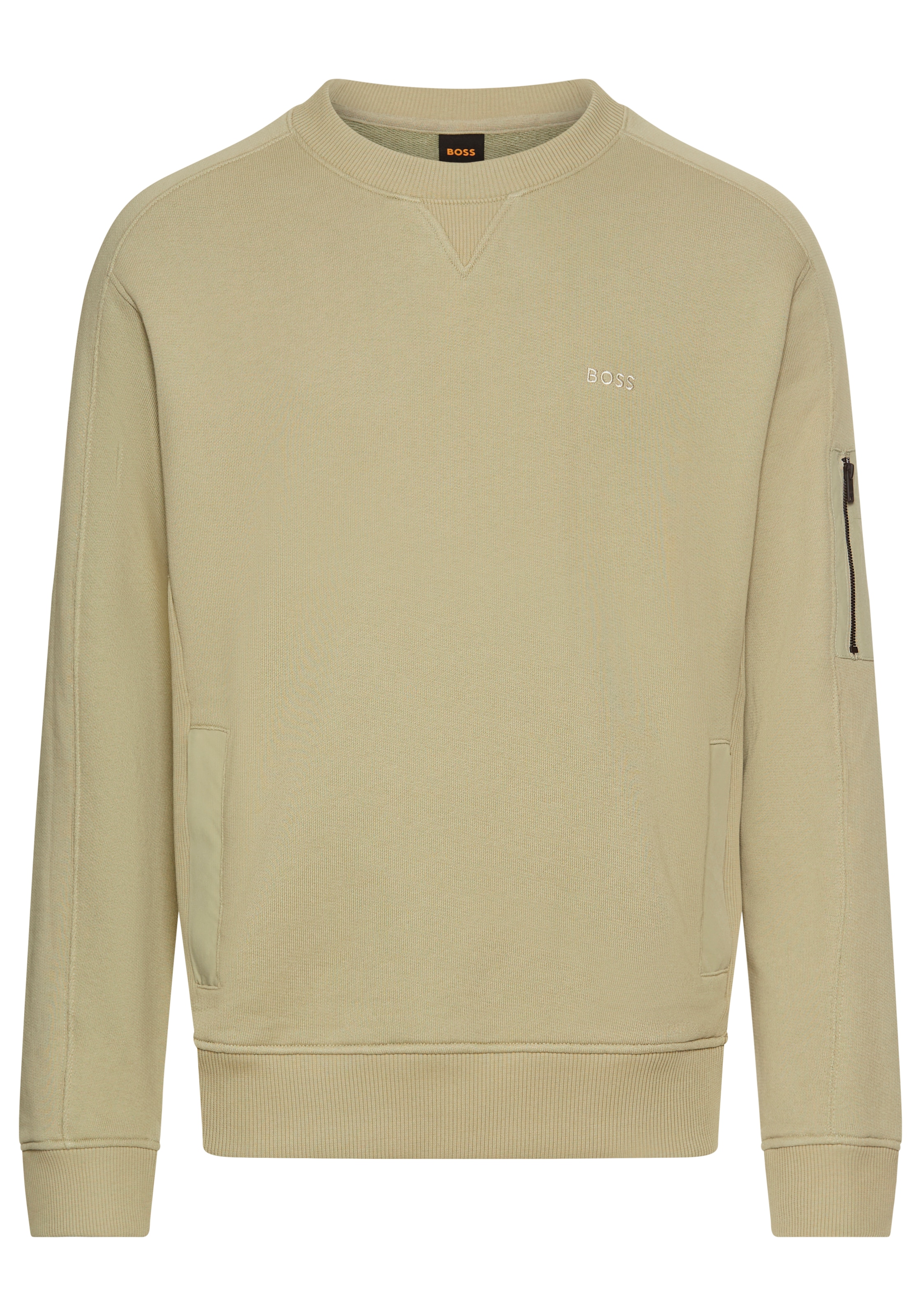 BOSS ORANGE Sweatshirt »We mixed«, mit Ärmeltasche und Eingrifftaschen