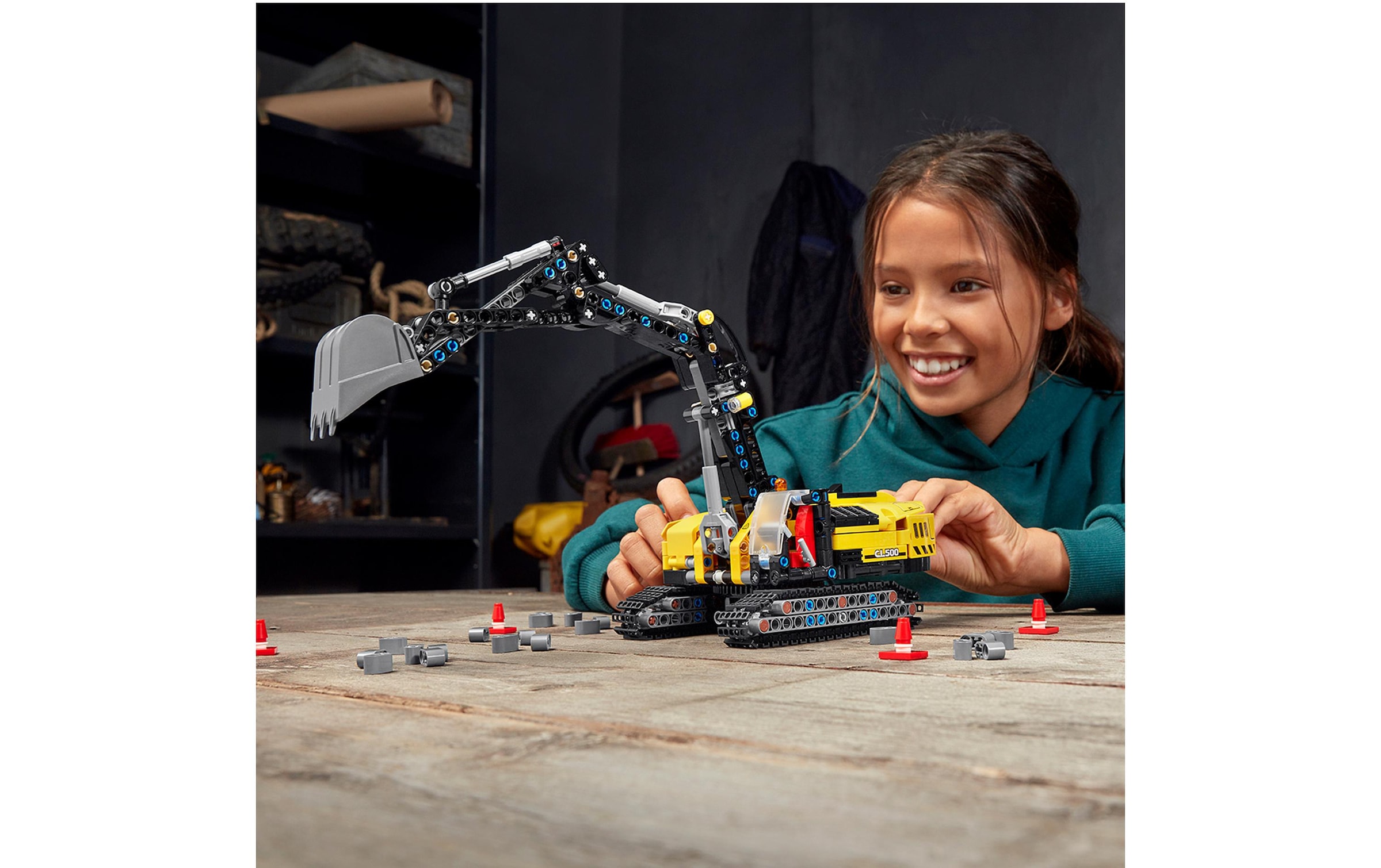 LEGO® Konstruktionsspielsteine »Hydraulikbagger 42121«