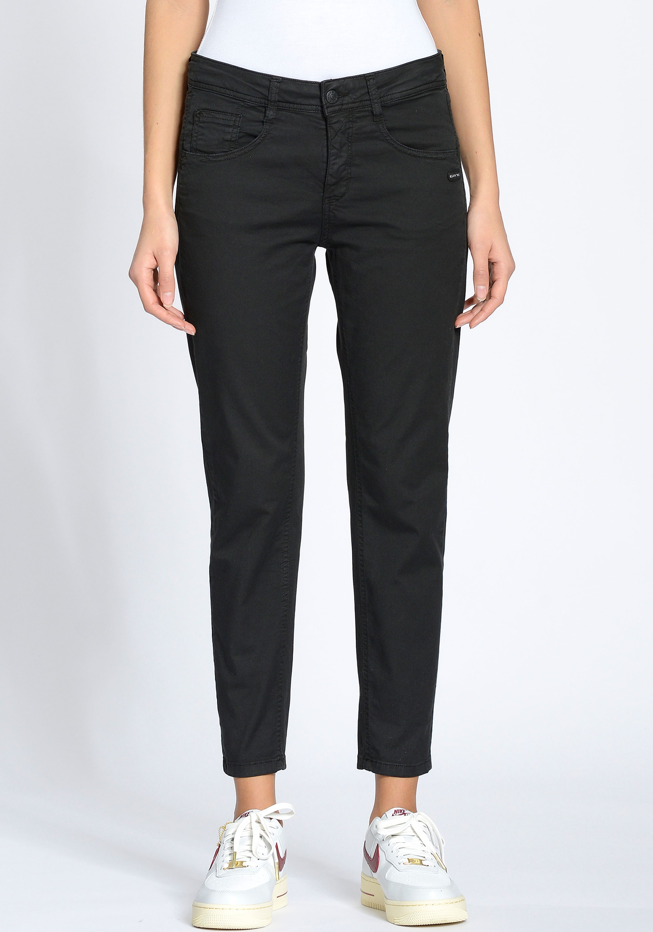 GANG 5-Pocket-Hose »94AMELIE CROPPED«, mit doppelter Passe und doppelter, rechter Gesässtasche