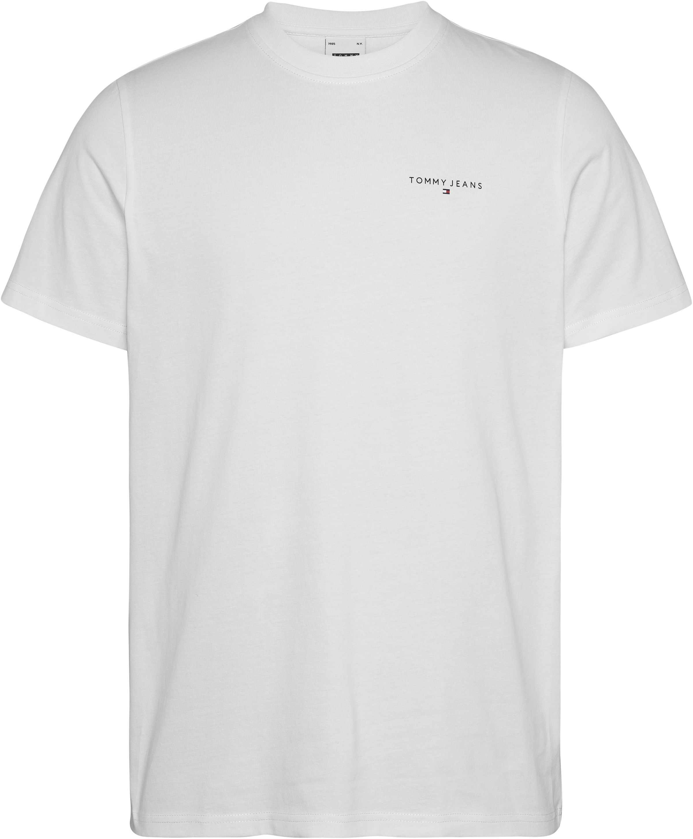 Tommy Jeans T-Shirt »TJM SLIM LINEAR CHEST TEE EXT«, mit Logoschriftzug