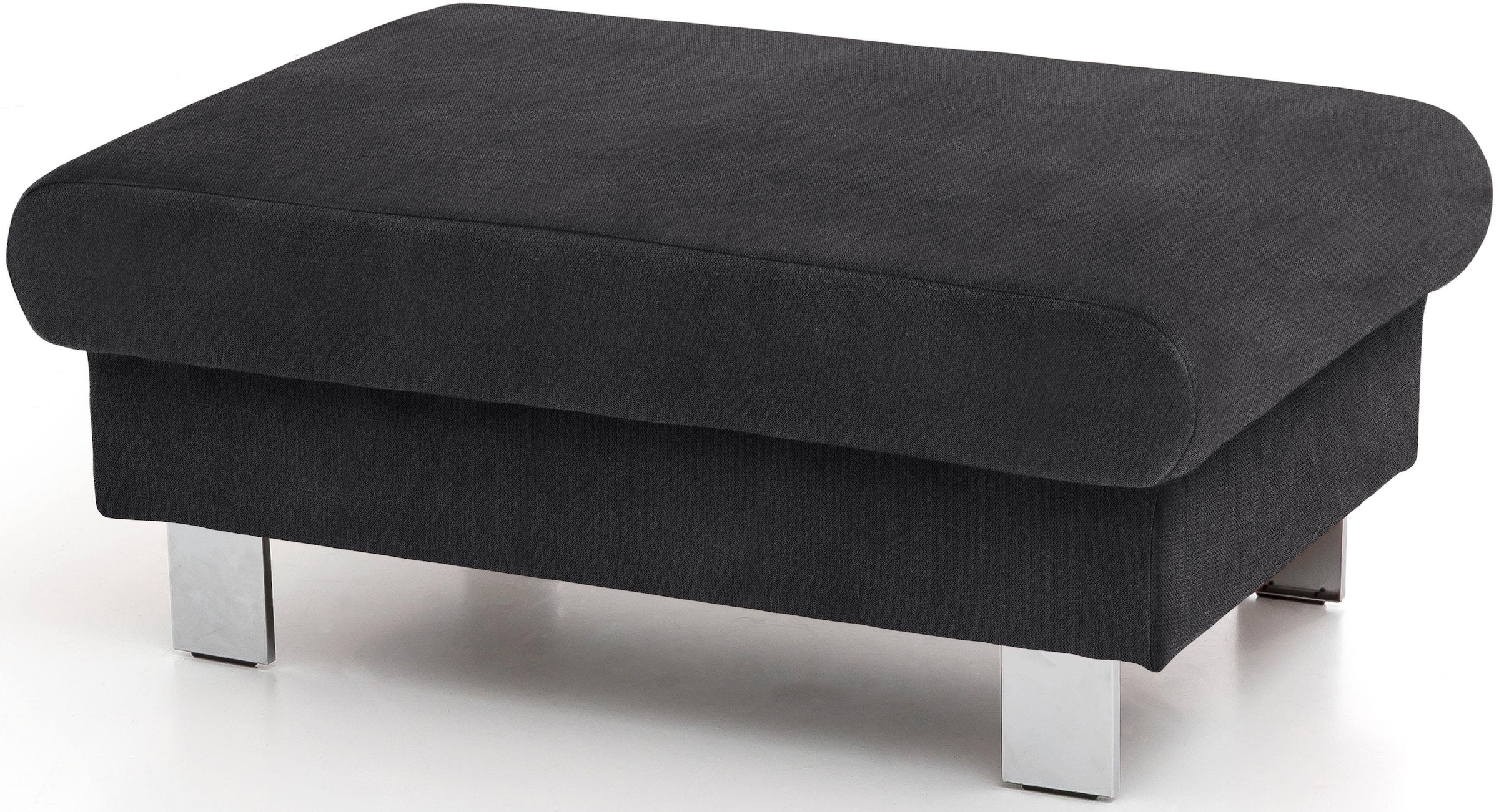 COTTA Polstergarnitur »Komaris U-Form«, (Set), Set bestehend aus: Wohnlandschaft mit Kopfteilverstellung & Hocker