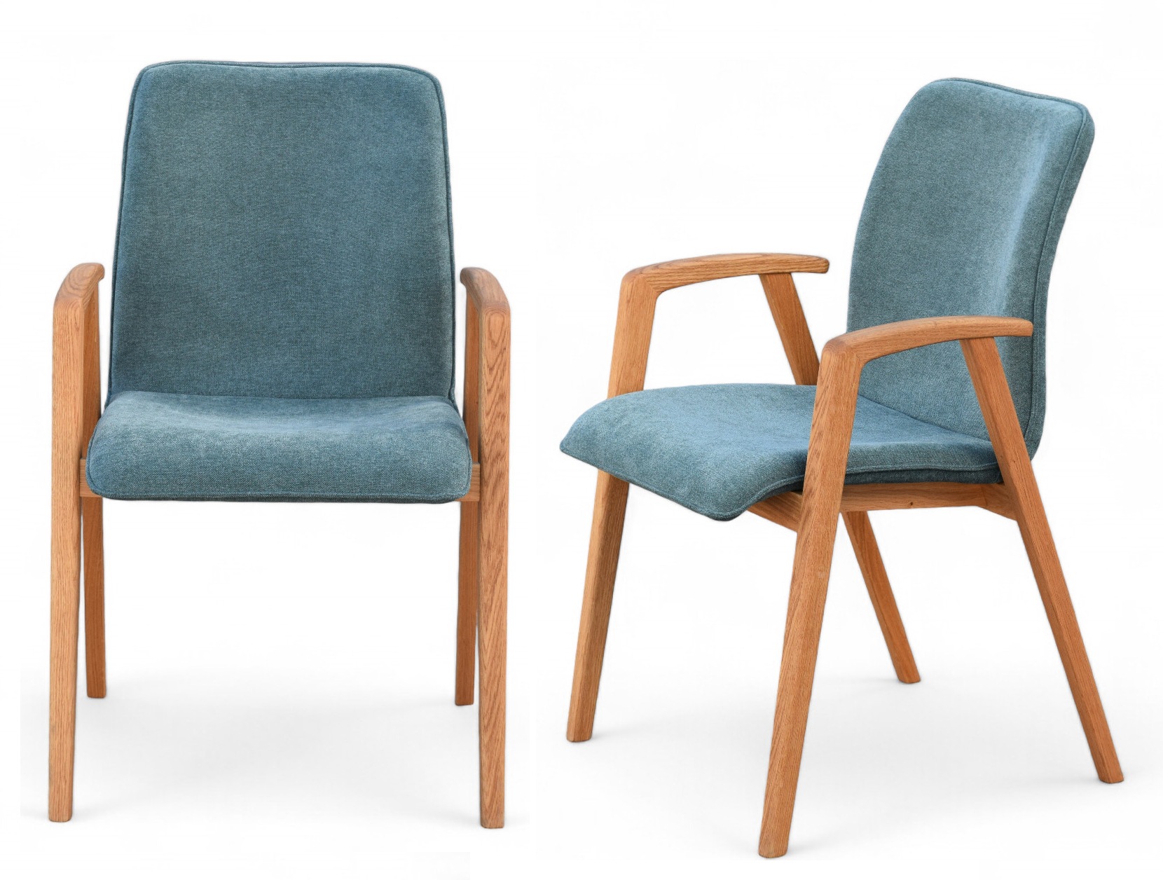 GOODproduct Armlehnstuhl "Loreen Esszimmerstuhl, Polsterstuhl, Designstuhl" (Set) 2 Stk.mit Massivgestell, hochwertig gearbeitet, Armlehnen, stilvoll, bequem