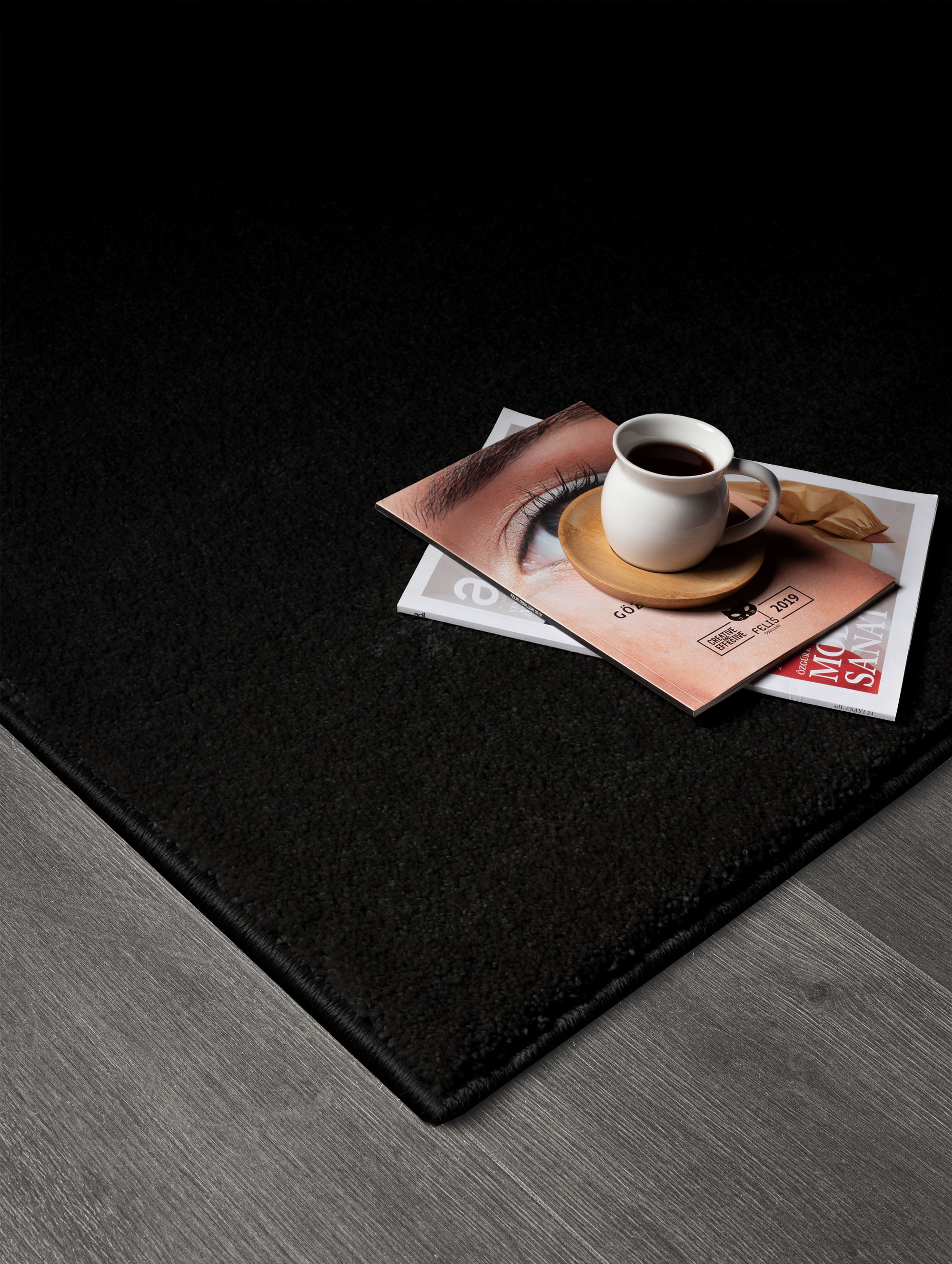 merinos Teppich »Montana«, rechteckig, 20 mm Höhe, Kurzflor, Uni-Farben, besonders weich