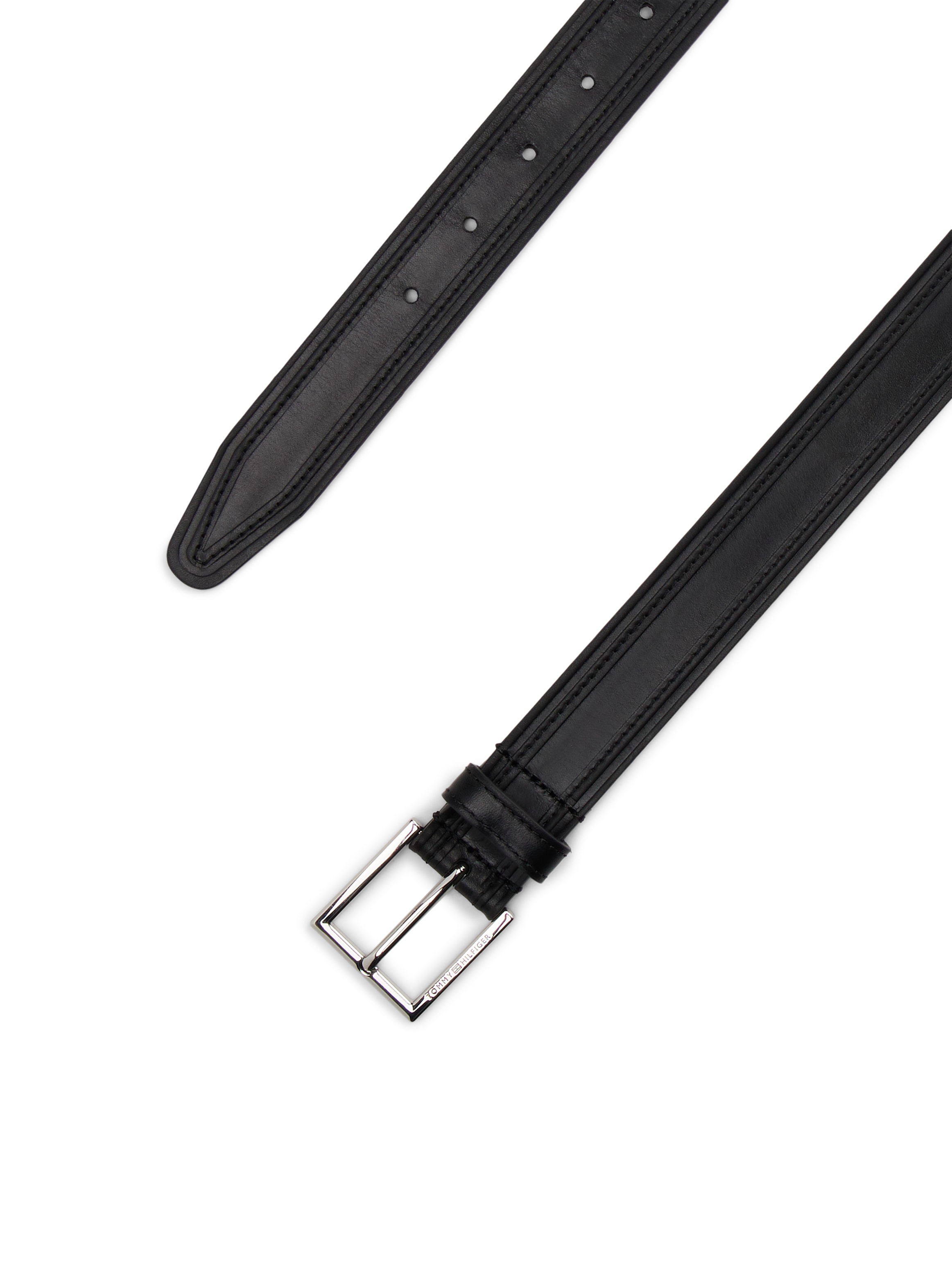 Tommy Hilfiger Ledergürtel »HUDSON EMBOSS LEATHER 3.0«, Grössenverstellbar