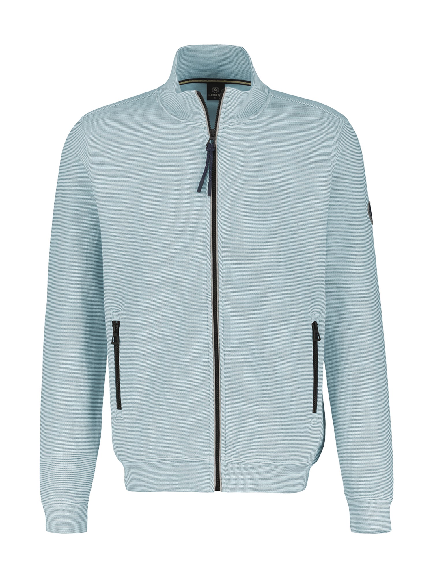 LERROS Sweatjacke »LERROS Unifarbene Herren-Sweatjacke«
