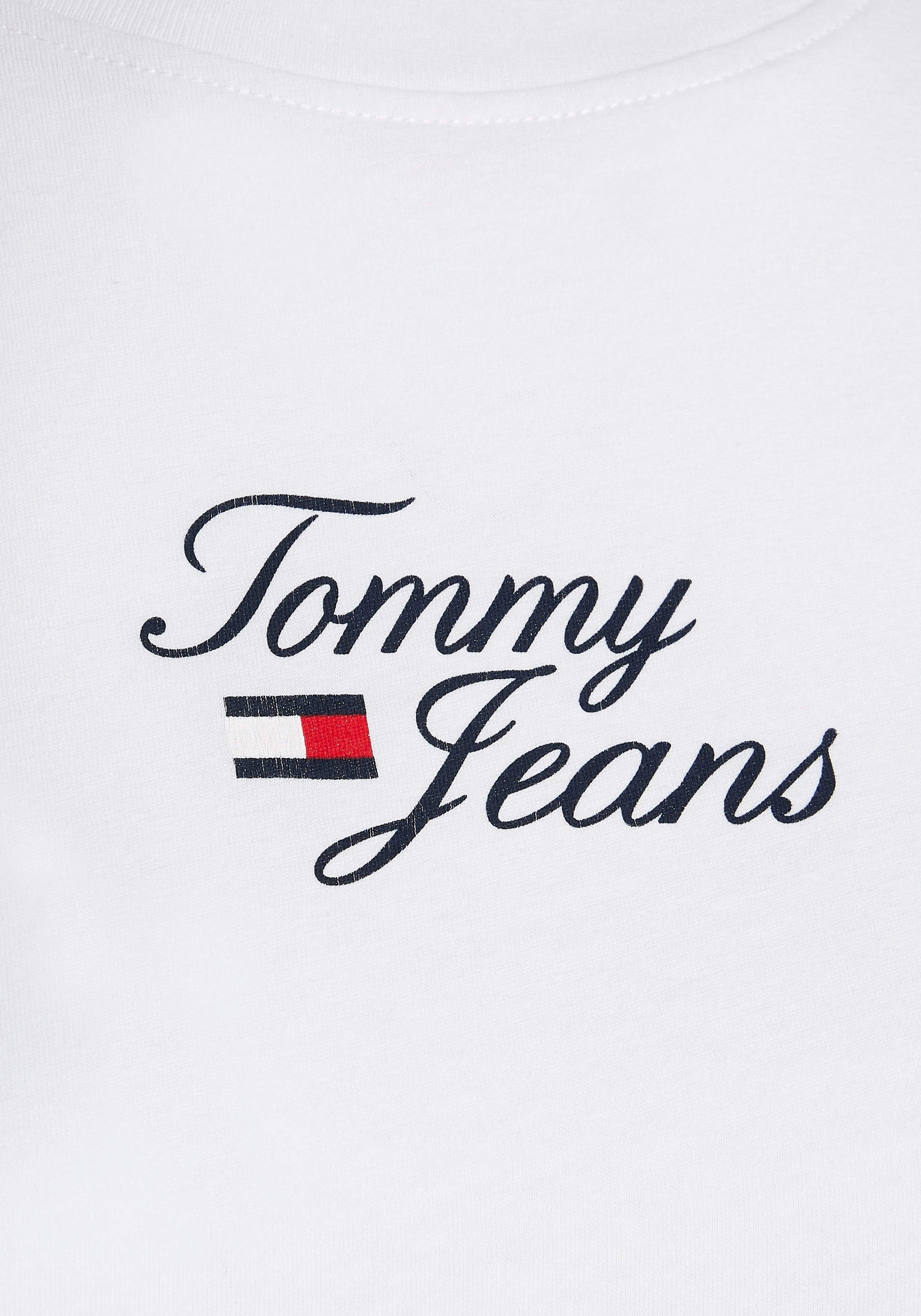 PLUS Jelmoli-Versand CURVE Jeans Schriftzug Tommy Tommy SIZE »TJW REG Jeans SS«, CRV ESSENTIAL 1 | T-Shirt online Curve kaufen LOGO ,mit