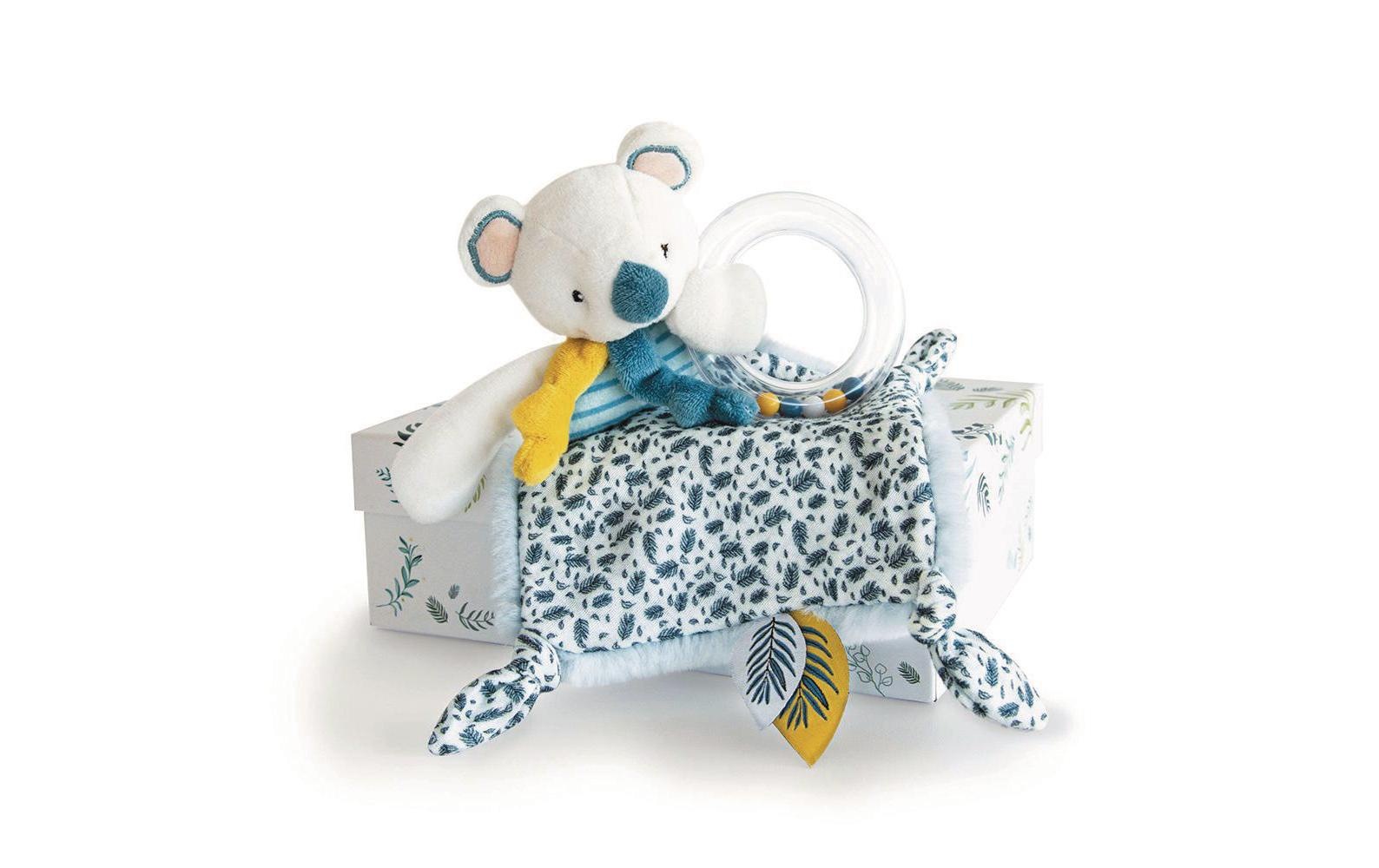 Schmusetuch »DouDou et compagnie Koala Rassel mit Schmusetuch 22 cm«