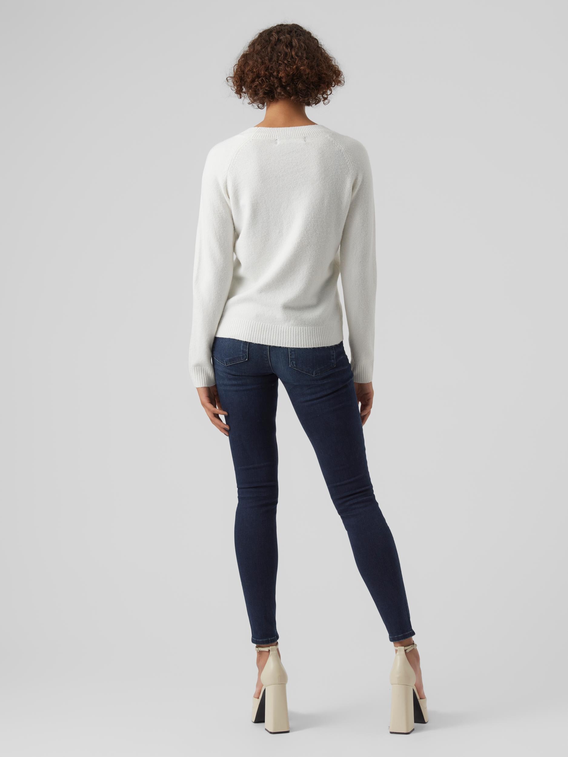 Vero Moda Rundhalspullover »VMDOFFY LS O-NECK BLOUSE GA NOOS«