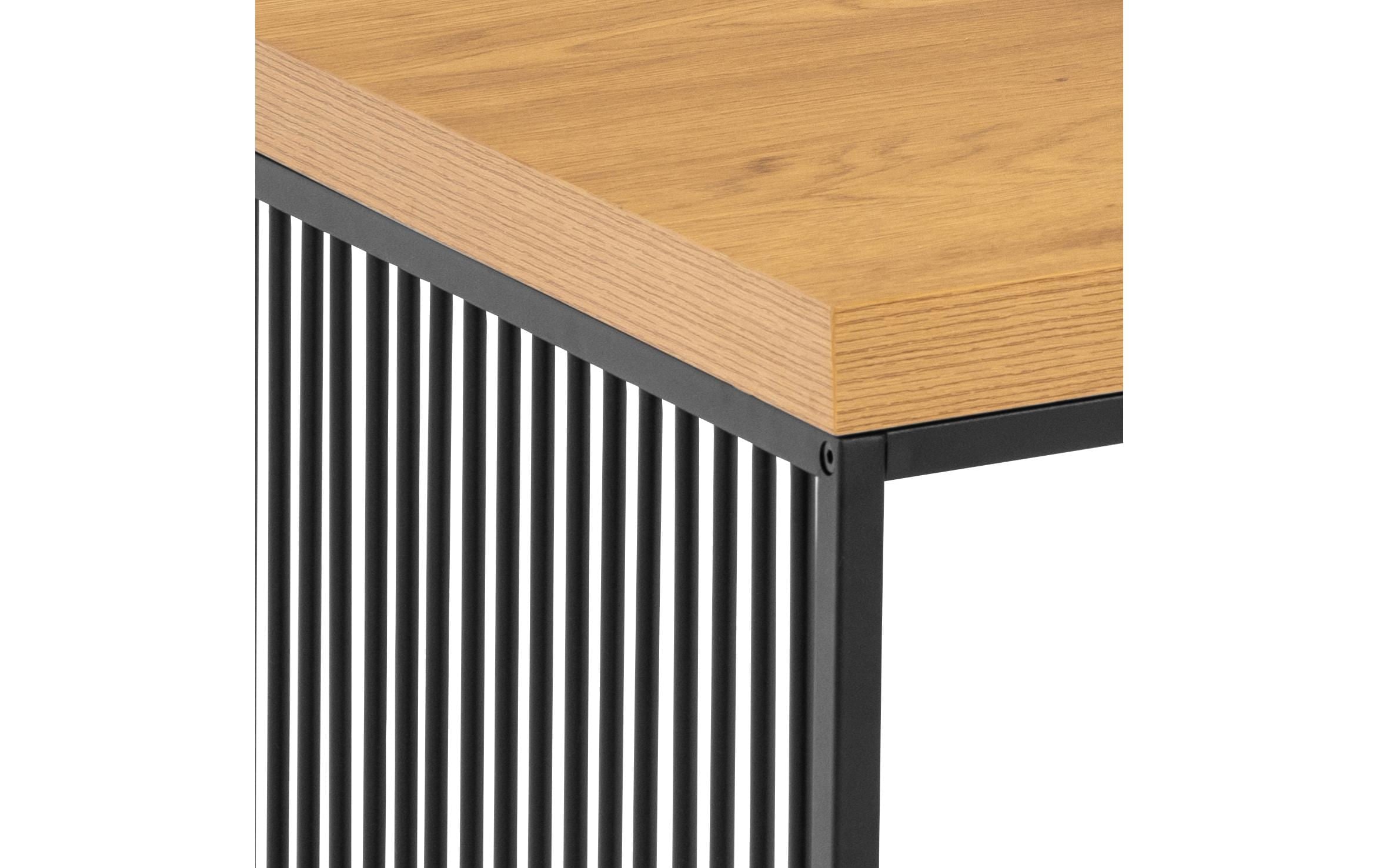 AC Design Beistelltisch »Strington 120 x 60 x 42 cm, Braun/Schwarz«