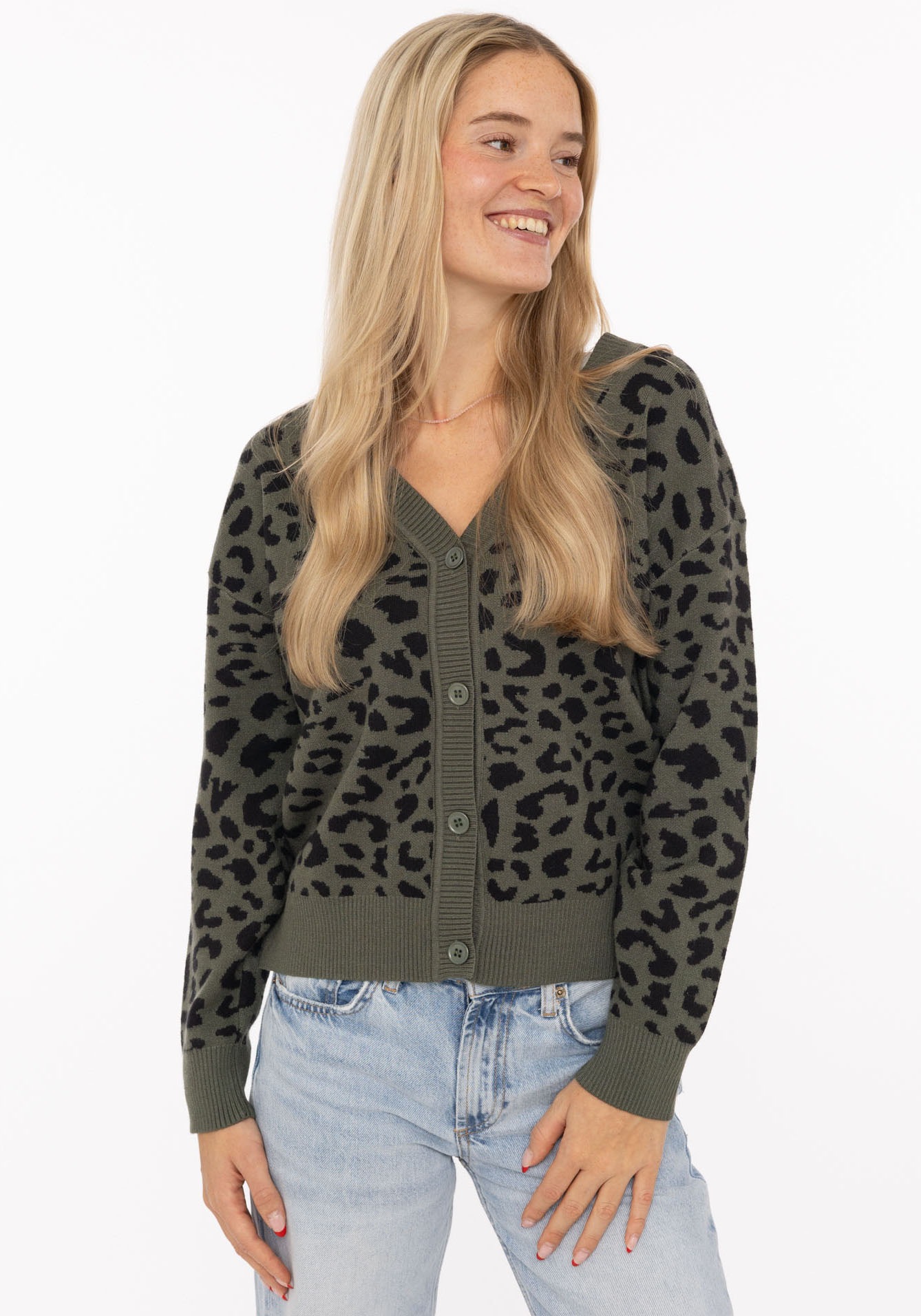 Zwillingsherz Strickpullover »"Classic Leo"« Animal-Muster