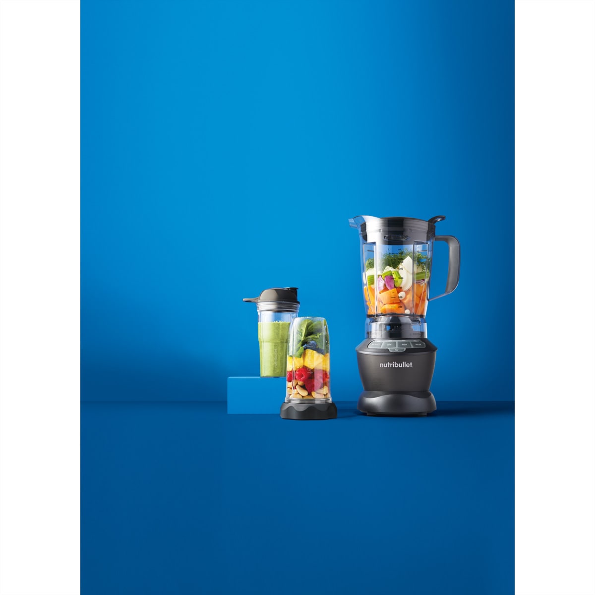 nutribullet Elektrisches Rührwerk »Nutribullet Nährstoffextraktor Blender Combo 1000W, schwarz, 10-teilig«