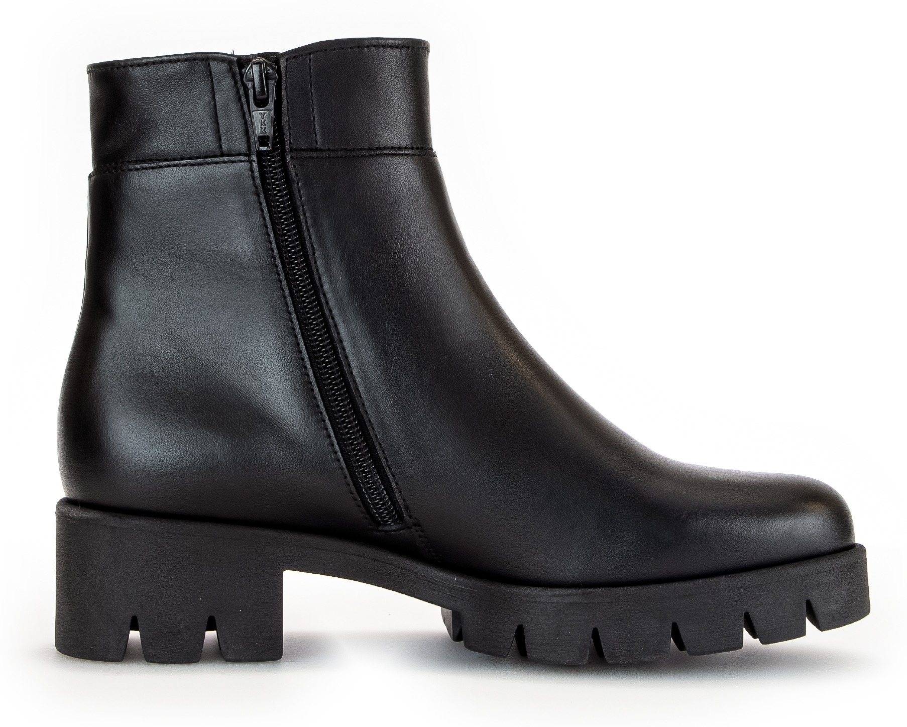 Gabor Stiefelette, Blockabsatz, Winterstiefel, Chunky-Boots mit Innenreissverschluss