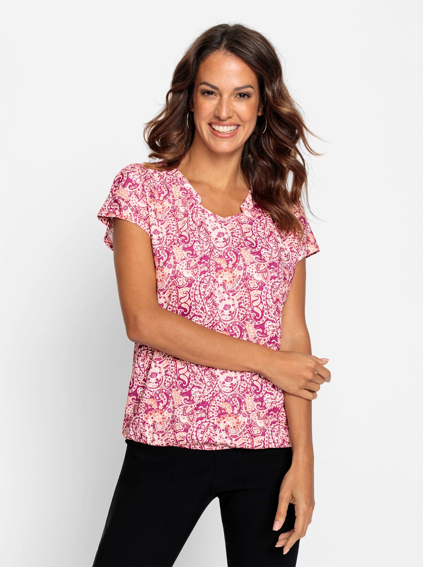 Inspirationen Print-Shirt »Shirt«, (1 tlg.)