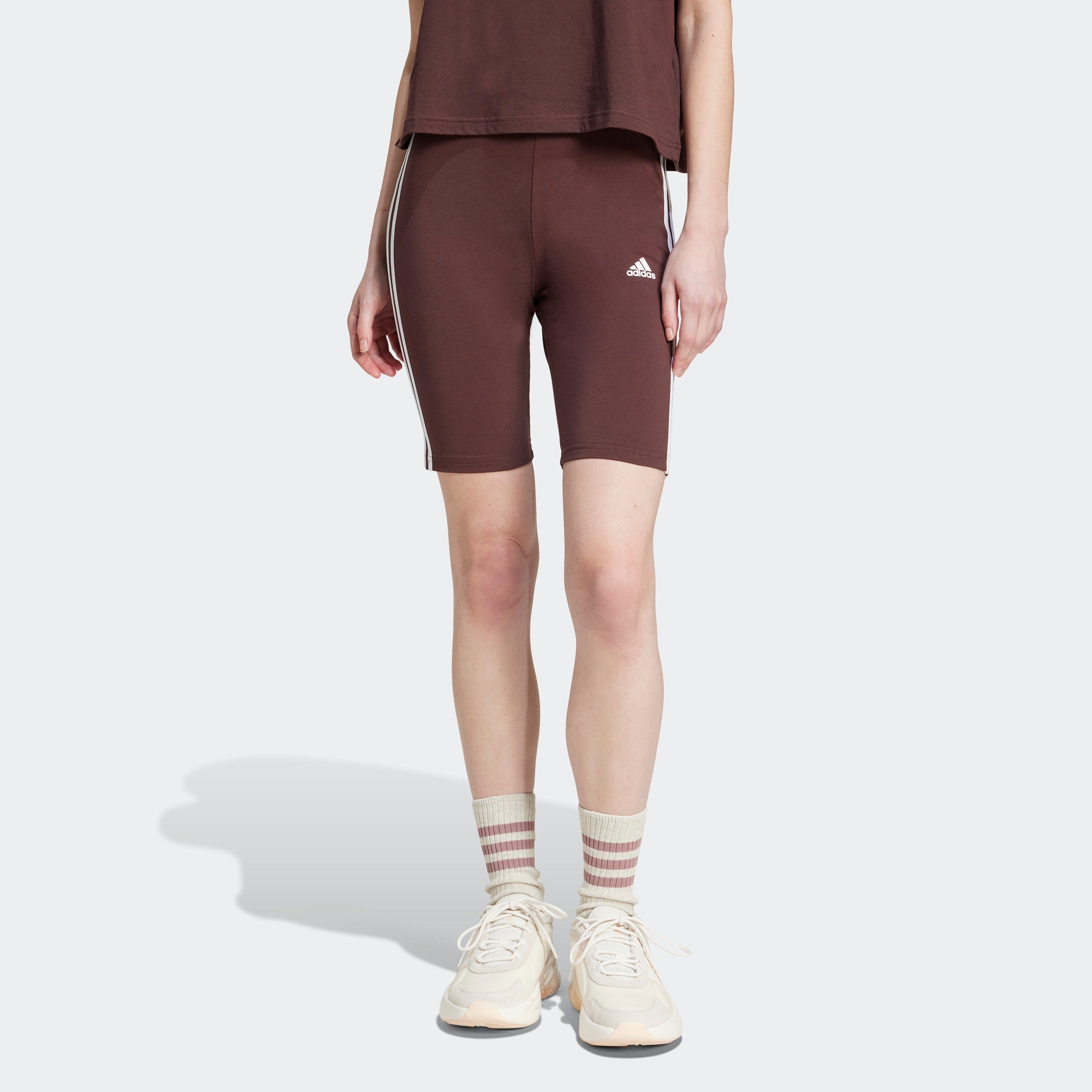 adidas Sportswear Shorts »ESSENTIALS 3STREIFEN KURZE TIGHT«, (1 tlg.)