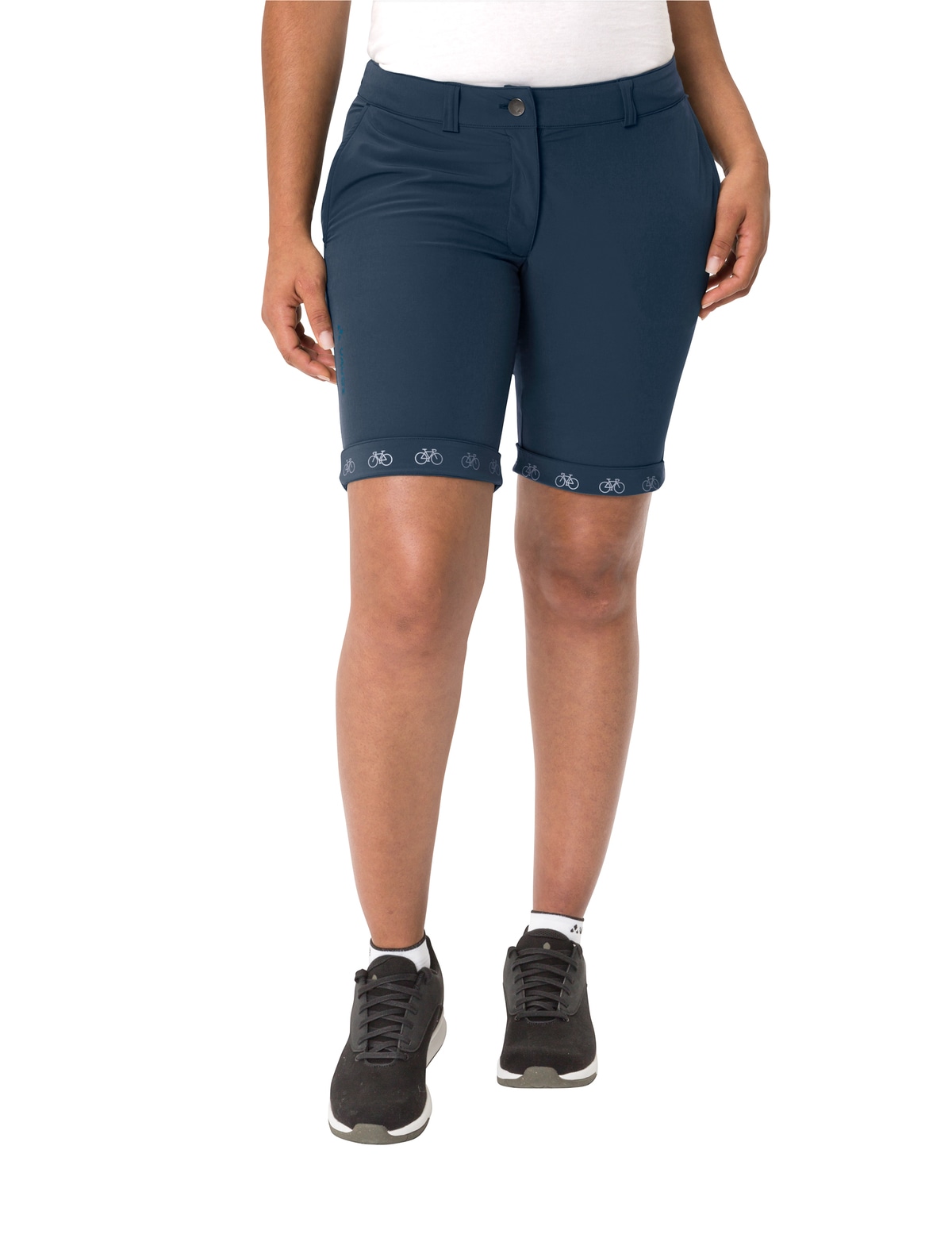 VAUDE Fahrradhose »WOMEN'S CYCLIST SHORTS«, reflektierende Elemente