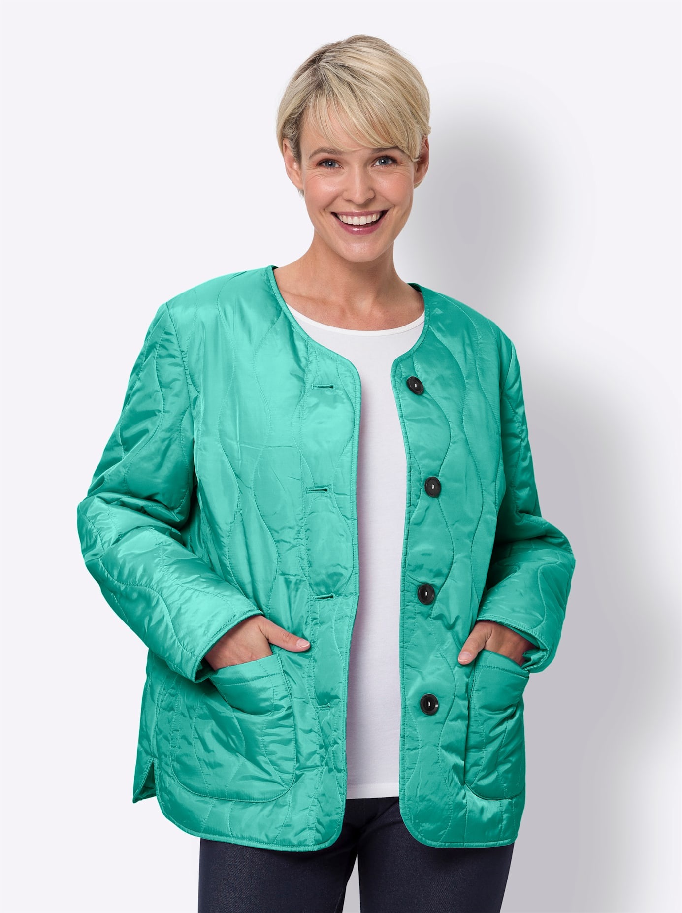 Classic Basics Steppjacke, ohne Kapuze