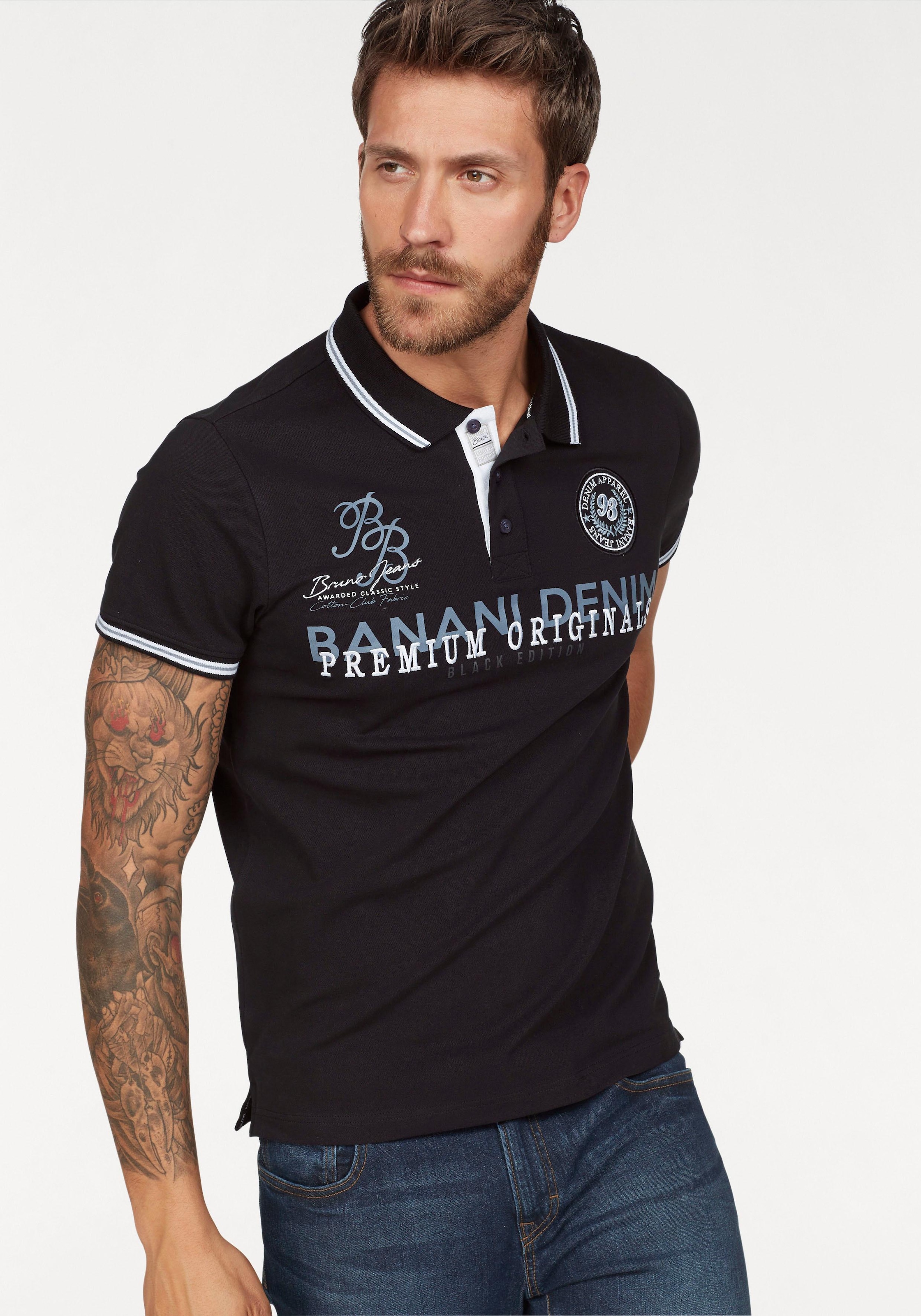 Bruno Banani Poloshirt, mit Markenbadge online kaufen | Jelmoli-Versand