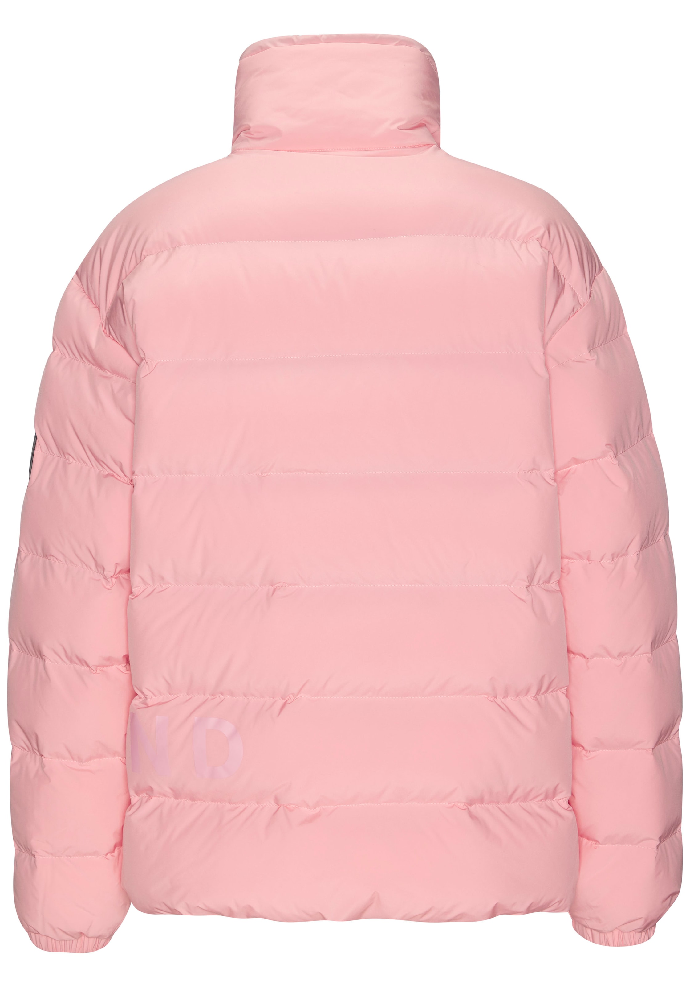 Elbsand Steppjacke, mit grossem seitlichen Logo-Print