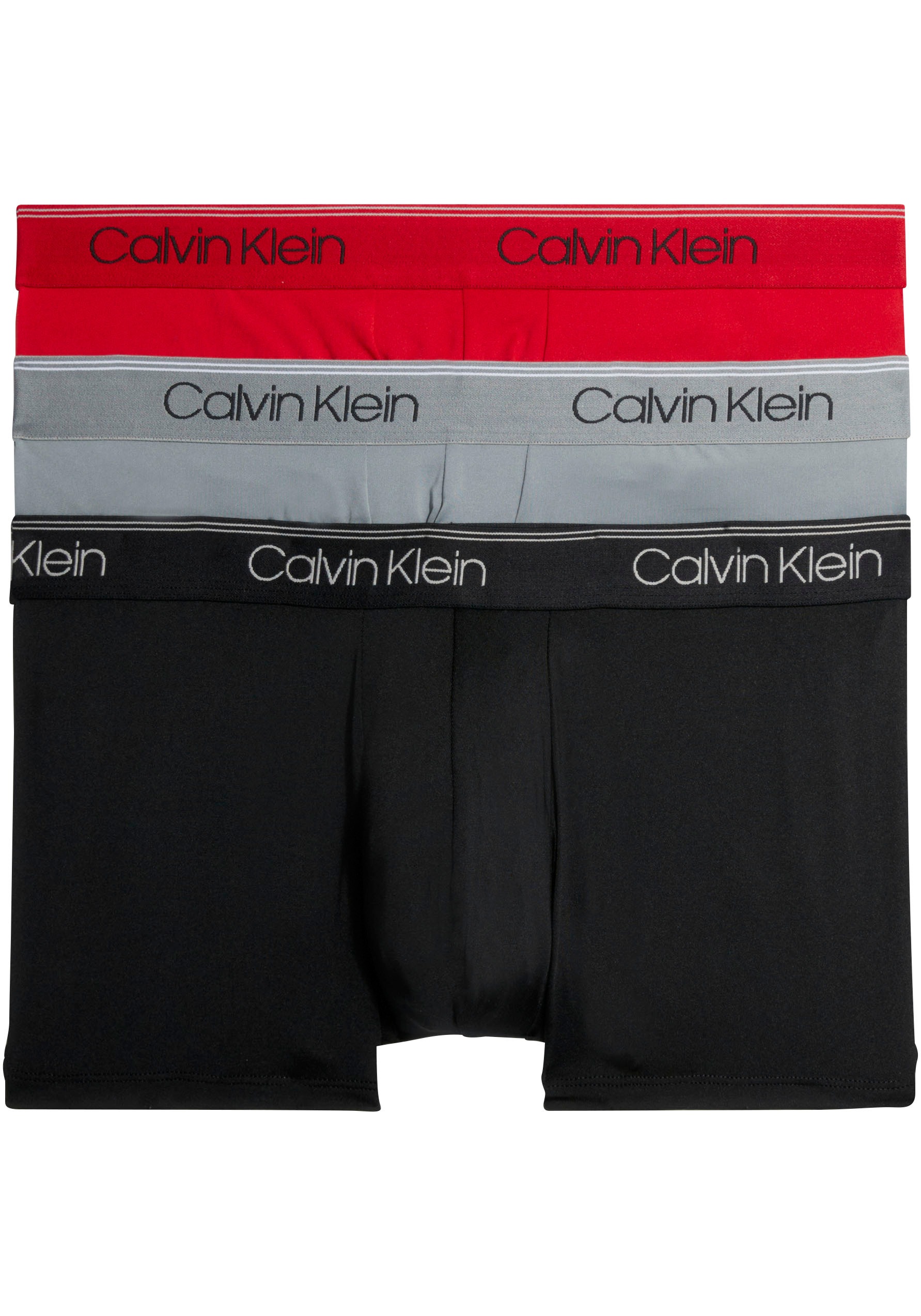 Calvin Klein Underwear Trunk »LOW RISE TRUNK 3PK« Packung, 3er, 3 Stk. mit Logo-Stretchbund