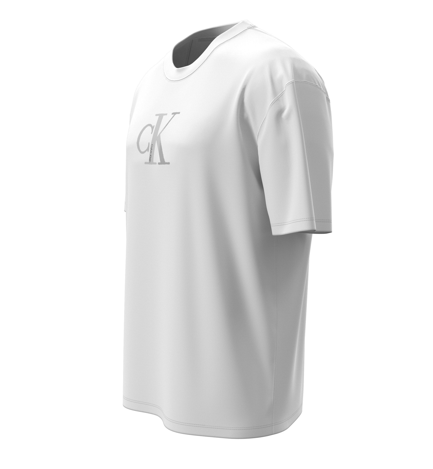 Calvin Klein Jeans T-Shirt »SS CNTR MNGRM E CLSS«, Mit Rundhalsausschnitt