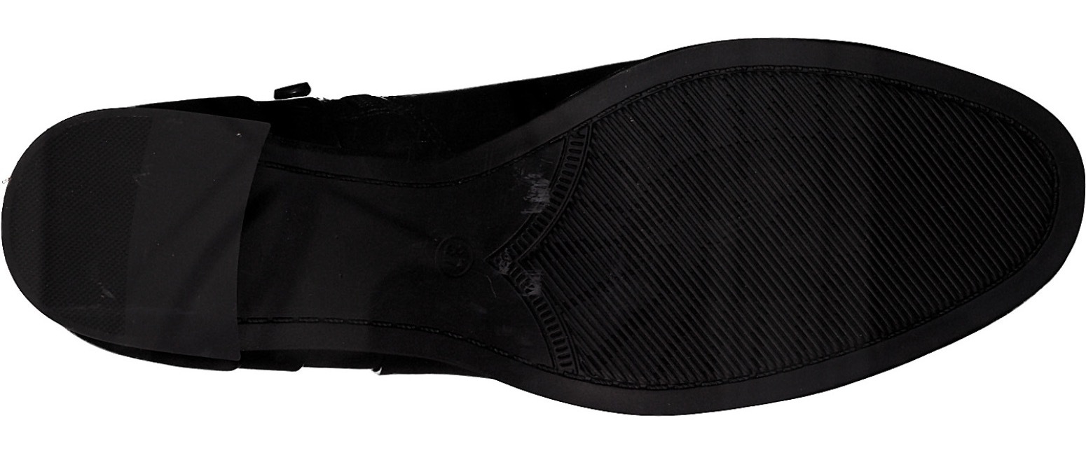 MARCO TOZZI Stiefelette, Blockabsatz, Business-Stiefelette, Ankleboots mit Anziehlasche