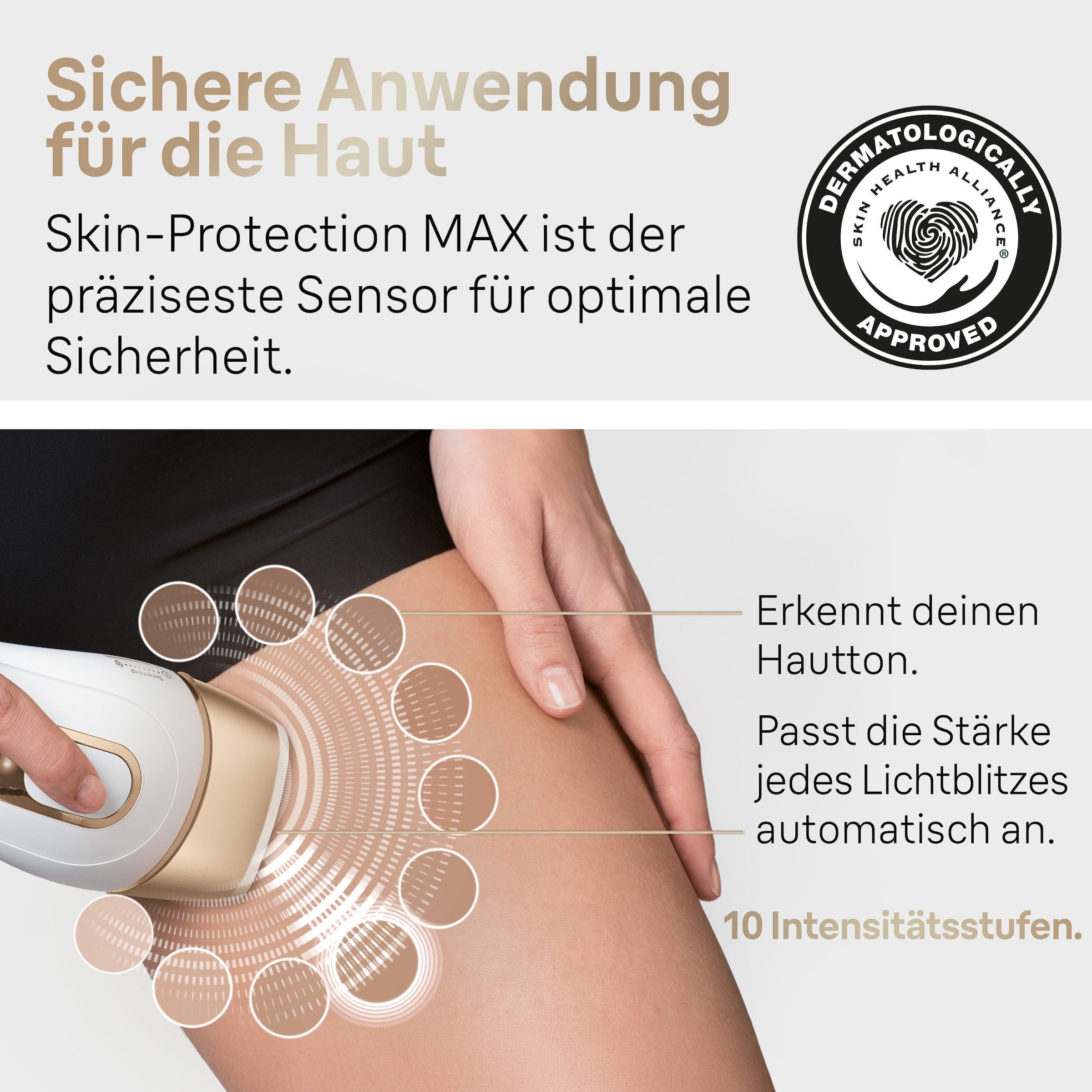 Braun IPL-Haarentferner »Silk·expert Pro 5 PL5382«, pro Minute bis zu 125 Lichtimpulse, 4 Aufsätze, Venus Rasierer, Aufbewahrungstasche