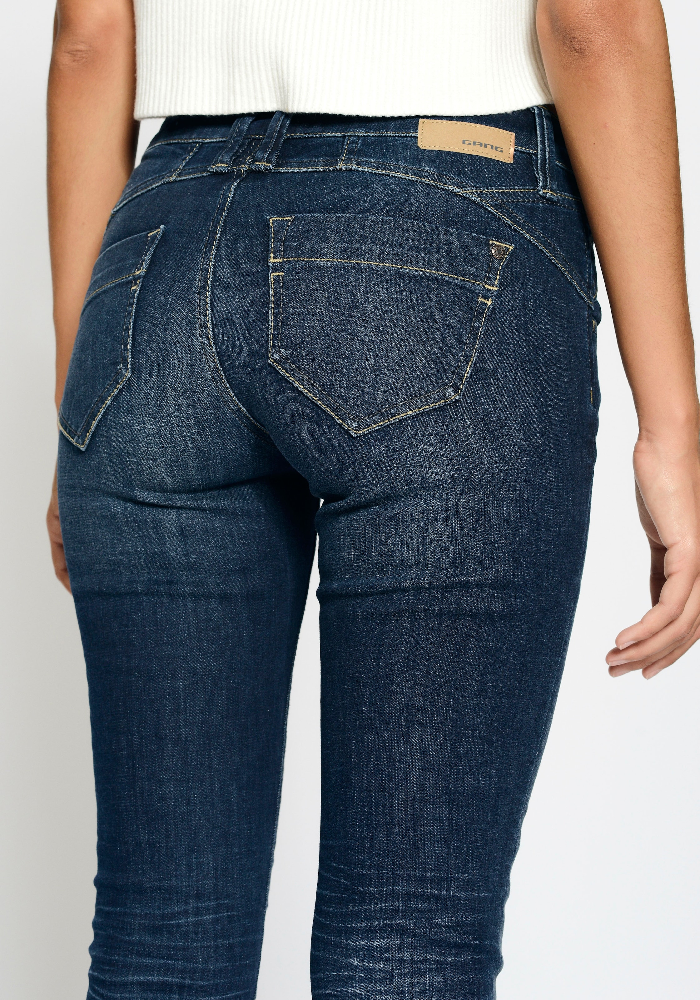 GANG Skinny-fit-Jeans »94NENA«, mit modischer Jelmoli-Versand Schweiz Waschung online shoppen bei