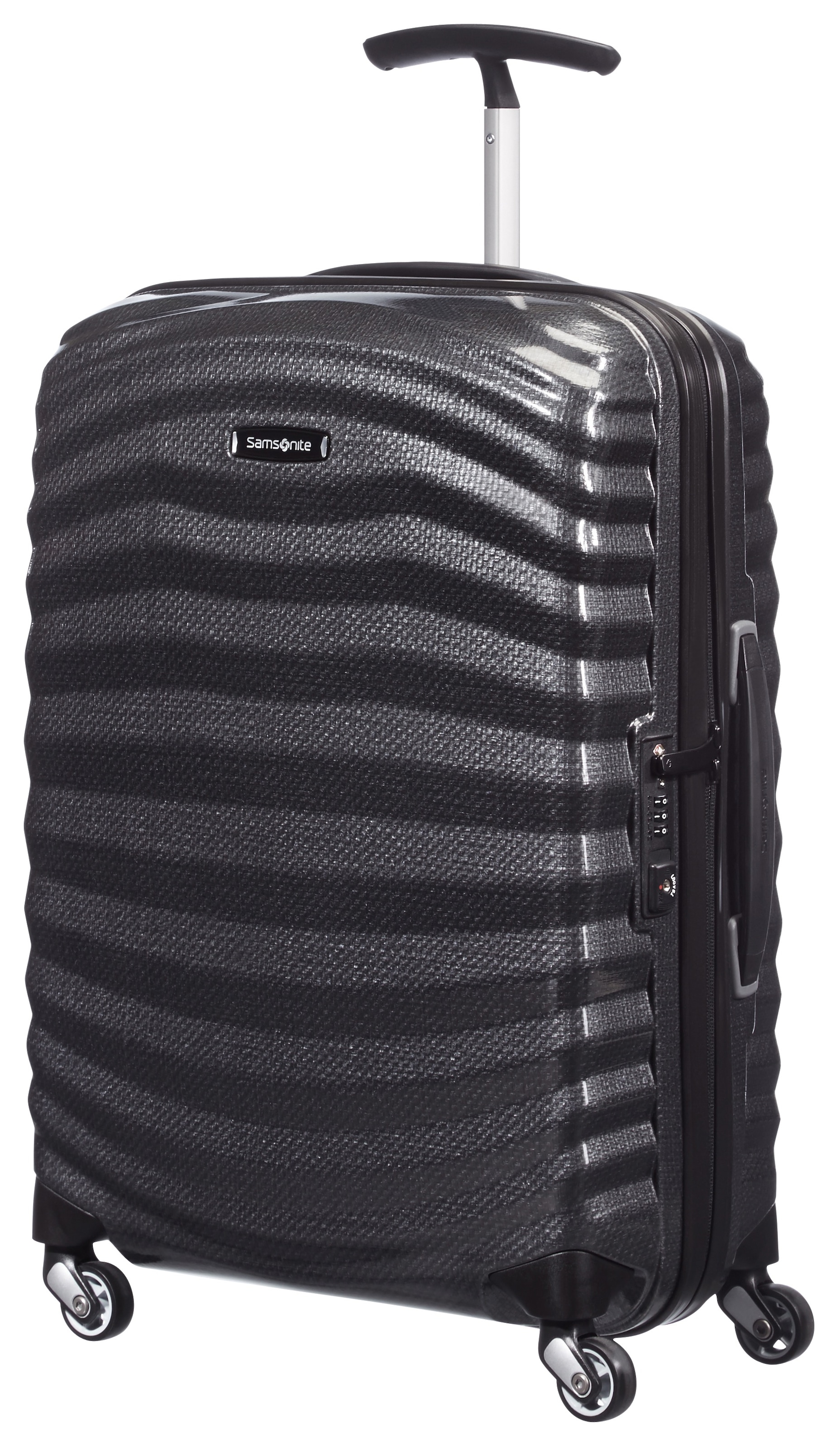 Samsonite Hartschalen-Trolley »LITE-SHOCK, verschiedene Grössen«, 4 Rollen, Reisekoffer Trolley Aufgabegepäck TSA-Zahlenschloss Made in Europe