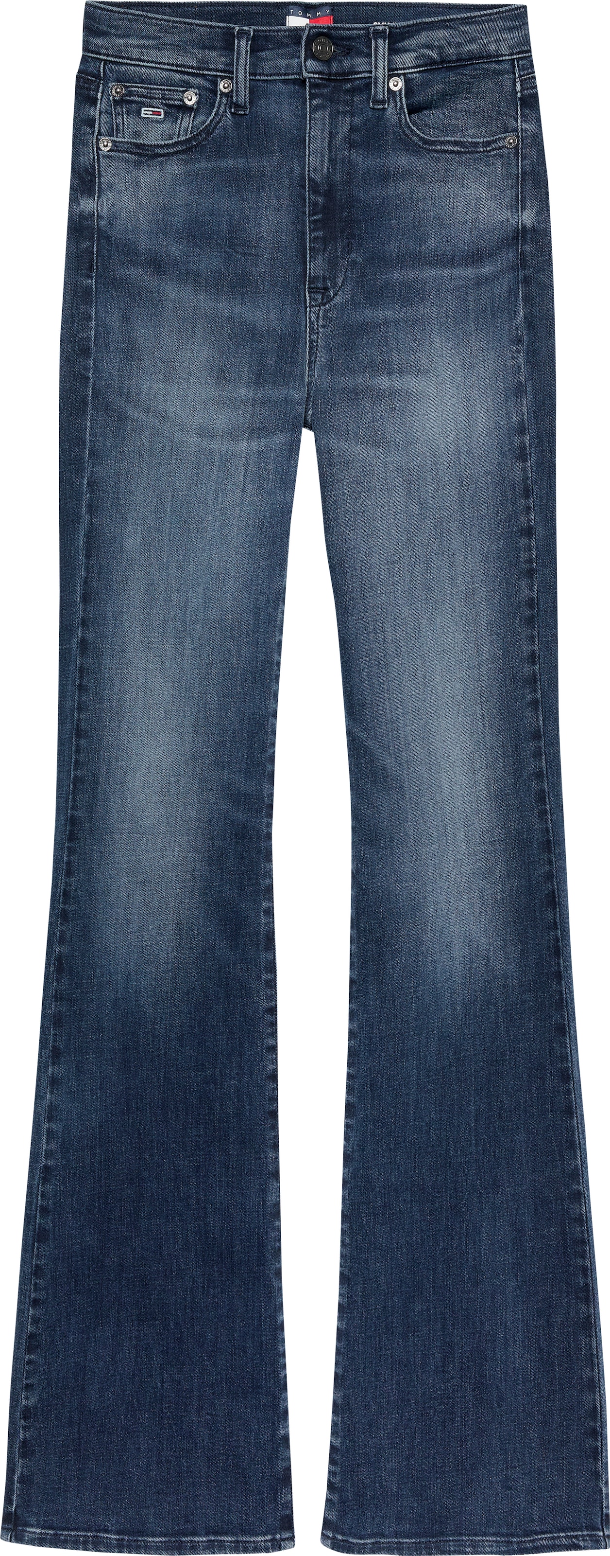 Tommy Jeans Slim-fit-Jeans »Sylvia High Rise Flare«, mit Logo-Badge